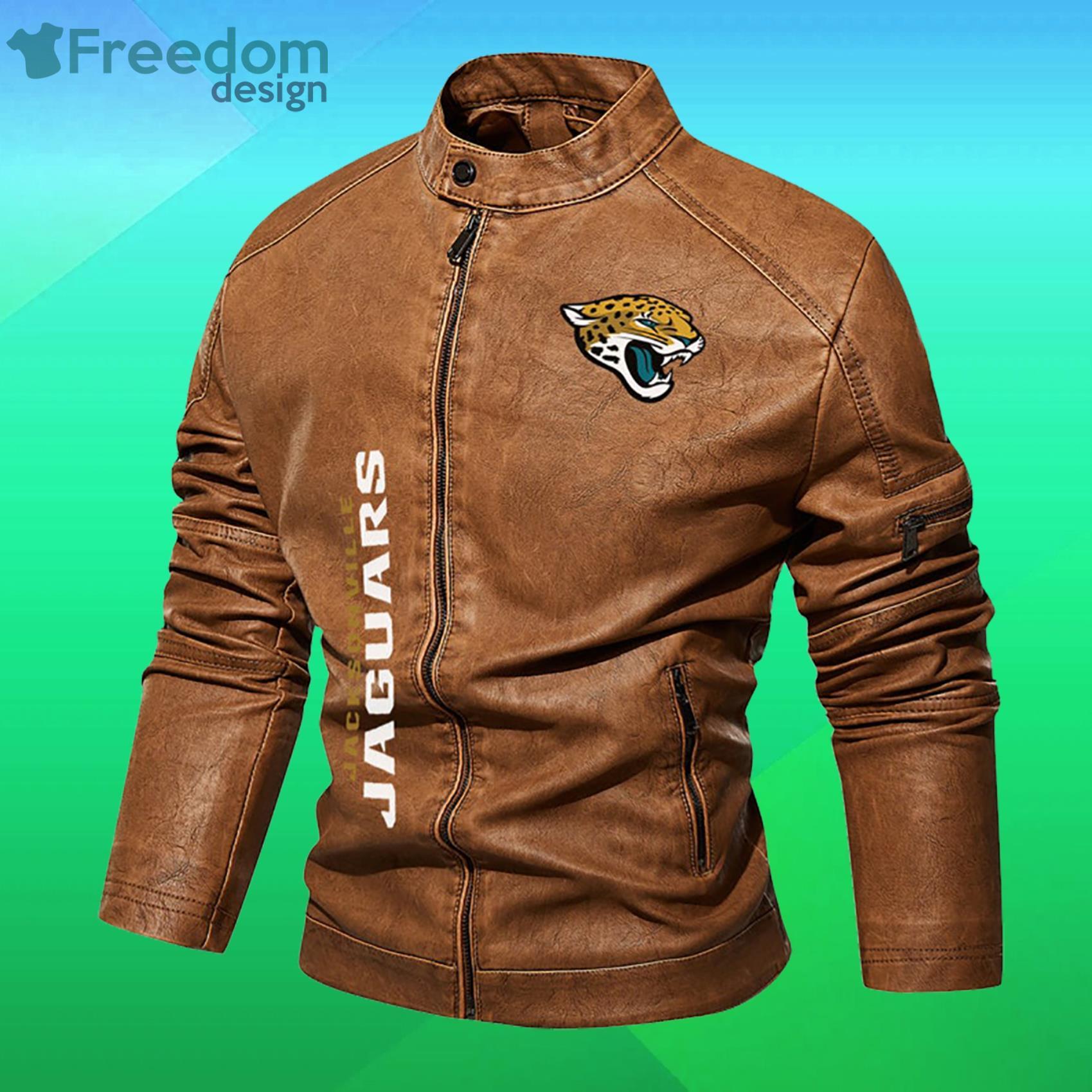 NFL Pro Player Jacksonville Jaguars Leather Jacket - Maker of Jacket