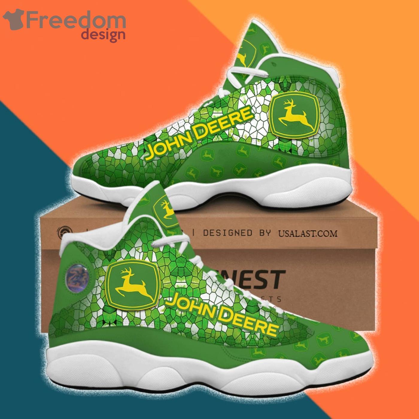 John Deere Air Jordan 13 Sneaker Shoes - Freedomdesign