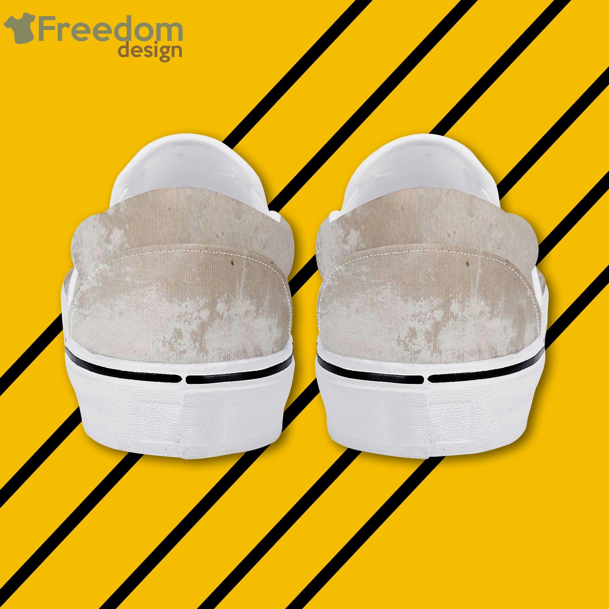 Juice Wrld & XXX Black All Over Print Slip On Shoes - Freedomdesign