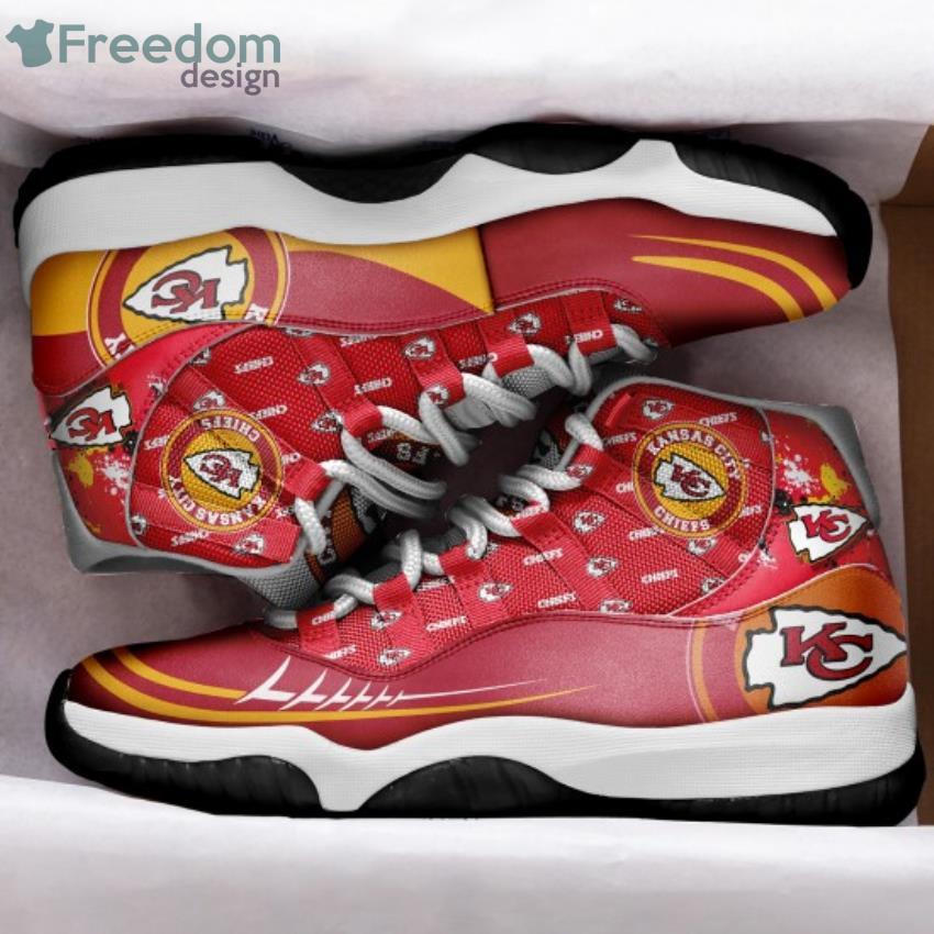 Kansas City Chiefs Logo Air Jordan 11 Sneakers Shoes