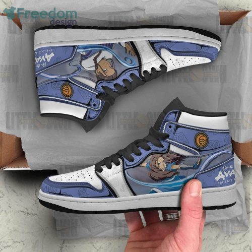 Katara Avatar The Last Airbender Anime Air Jordan Hightop Shoes
