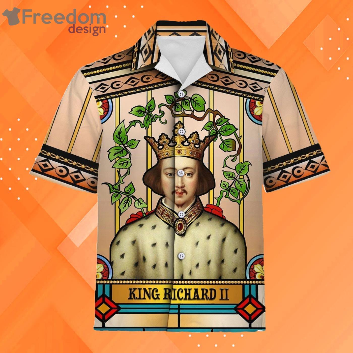 King Richar II Of Englan Hawaiian Shirts Product Photo 1