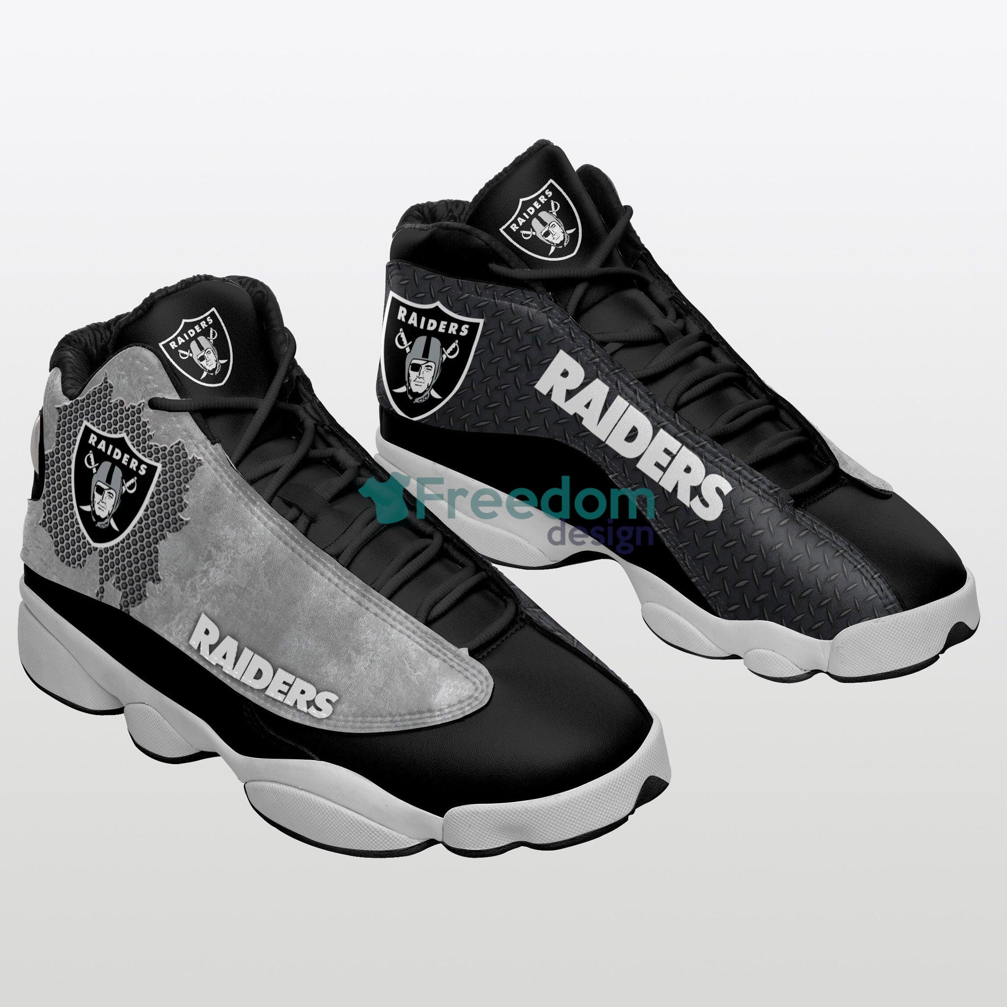 Oakland Raiders Air Jordan 13 Sneakers Sport Shoes V58 - Tana Elegant