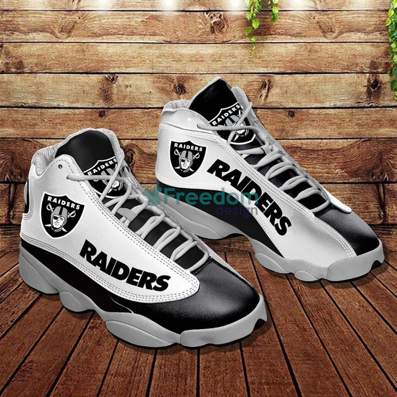 Las Vegas Raiders Air Jordan 13 Sneakers Shoes For Fans