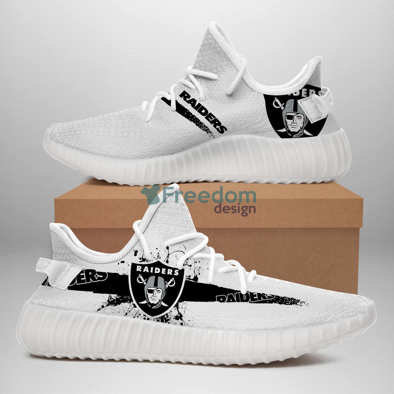 Las Vegas Raiders Team Sport Lover Yeezy Shoes Product Photo 1