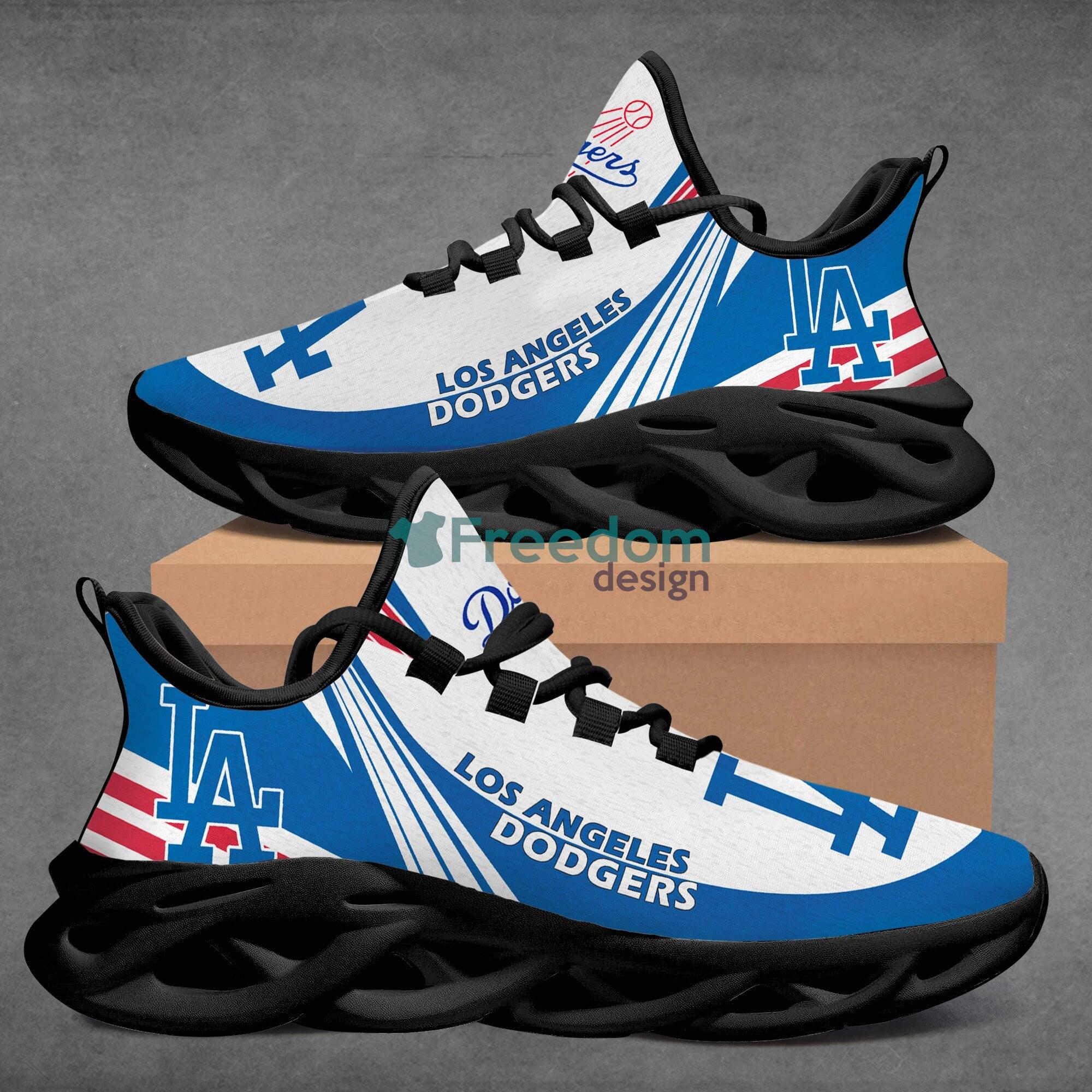 Los Angeles Dodgers Max Soul Snesker Running Shoes - Freedomdesign