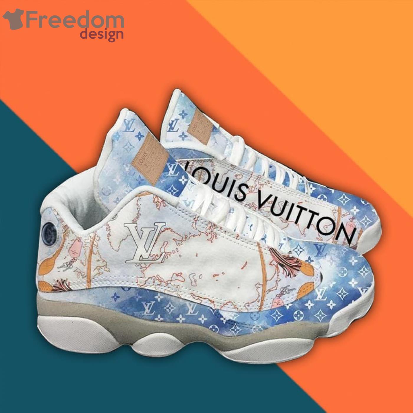 Louis Vuitton Rainbow Air Jordan 13 Sneaker Shoes - Banantees
