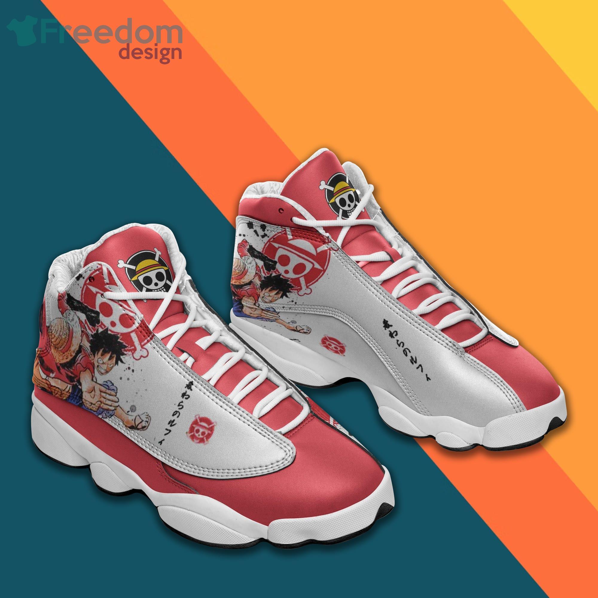 One Piece Franky Air Jordan 13 Sneakers Custom Animes Shoes - Freedomdesign