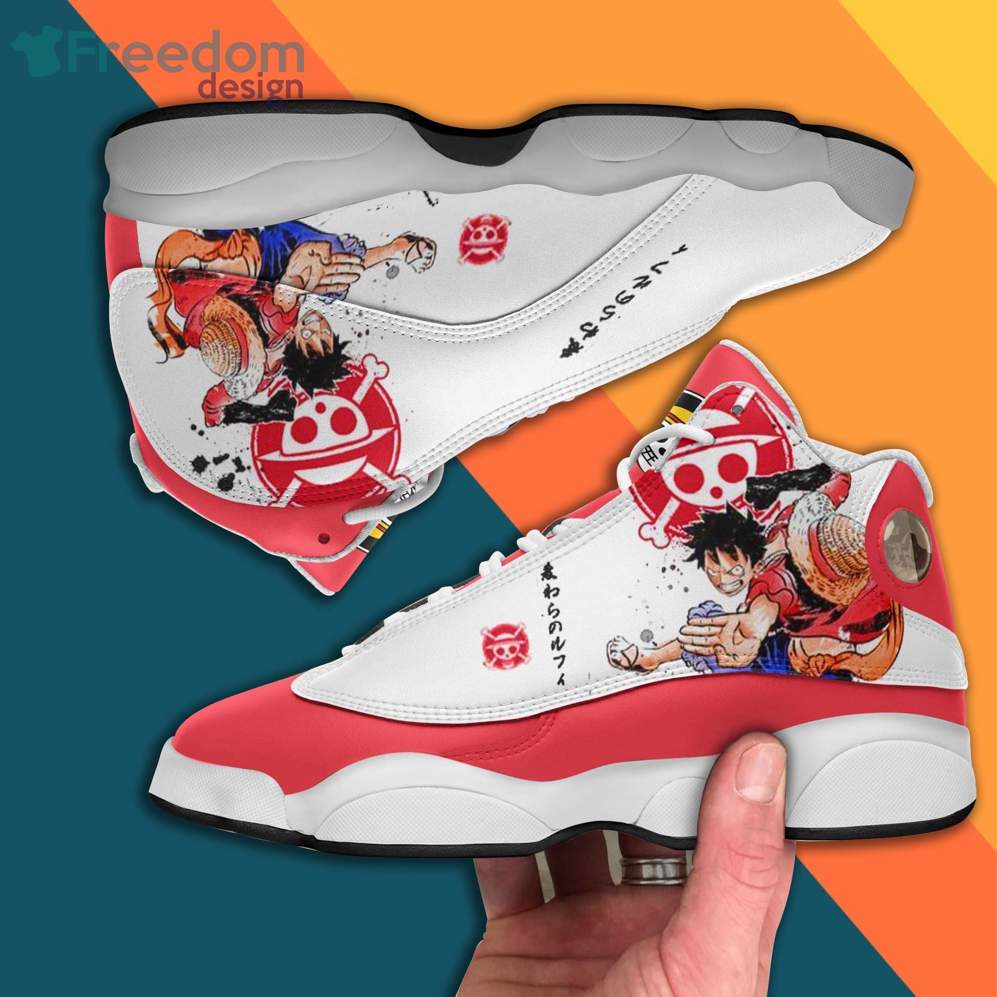 One Piece Franky Sneakers Custom Anime Air Jordan 13 Shoes - It's