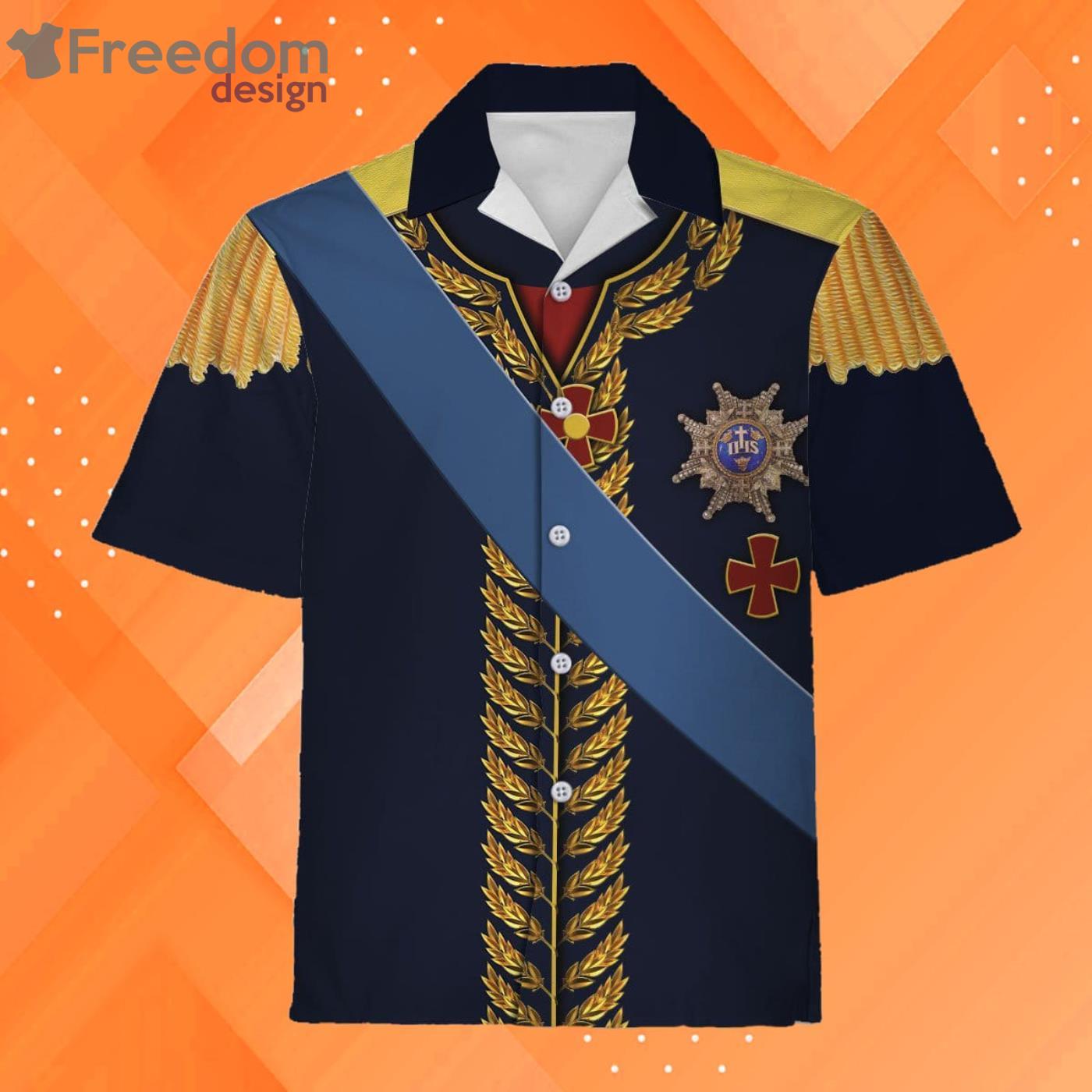 Marshal General In Napoleonic War Hawaiian Shirt Product Photo 1