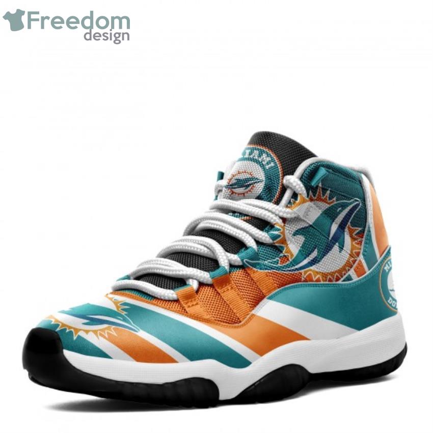 Miami Dolphins Sneaker Air Jordan Hightop Shoes