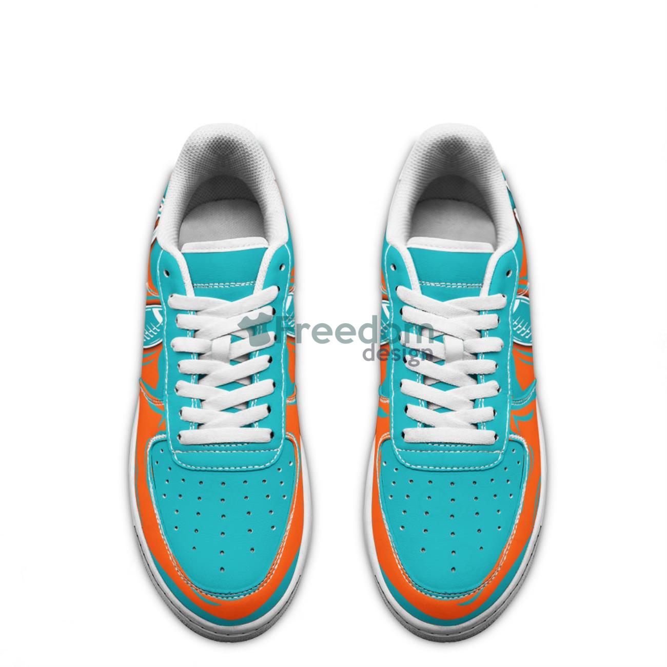 Miami Dolphins Sneakers Football AOP Air Force Low Top Shoes Gift For Fans  Style