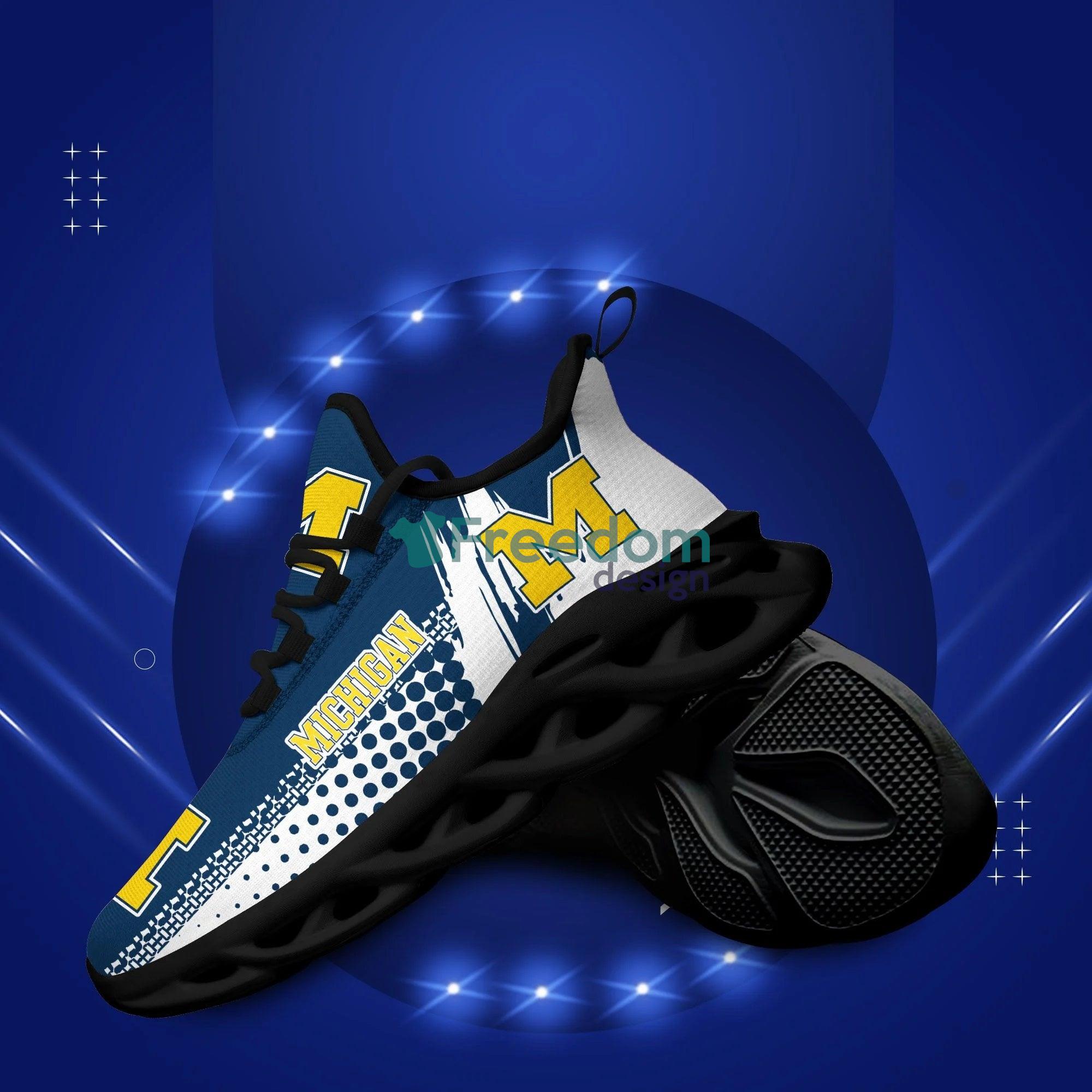 Michigan Wolverines Air Max Soul Snesker Shoes Product Photo 1