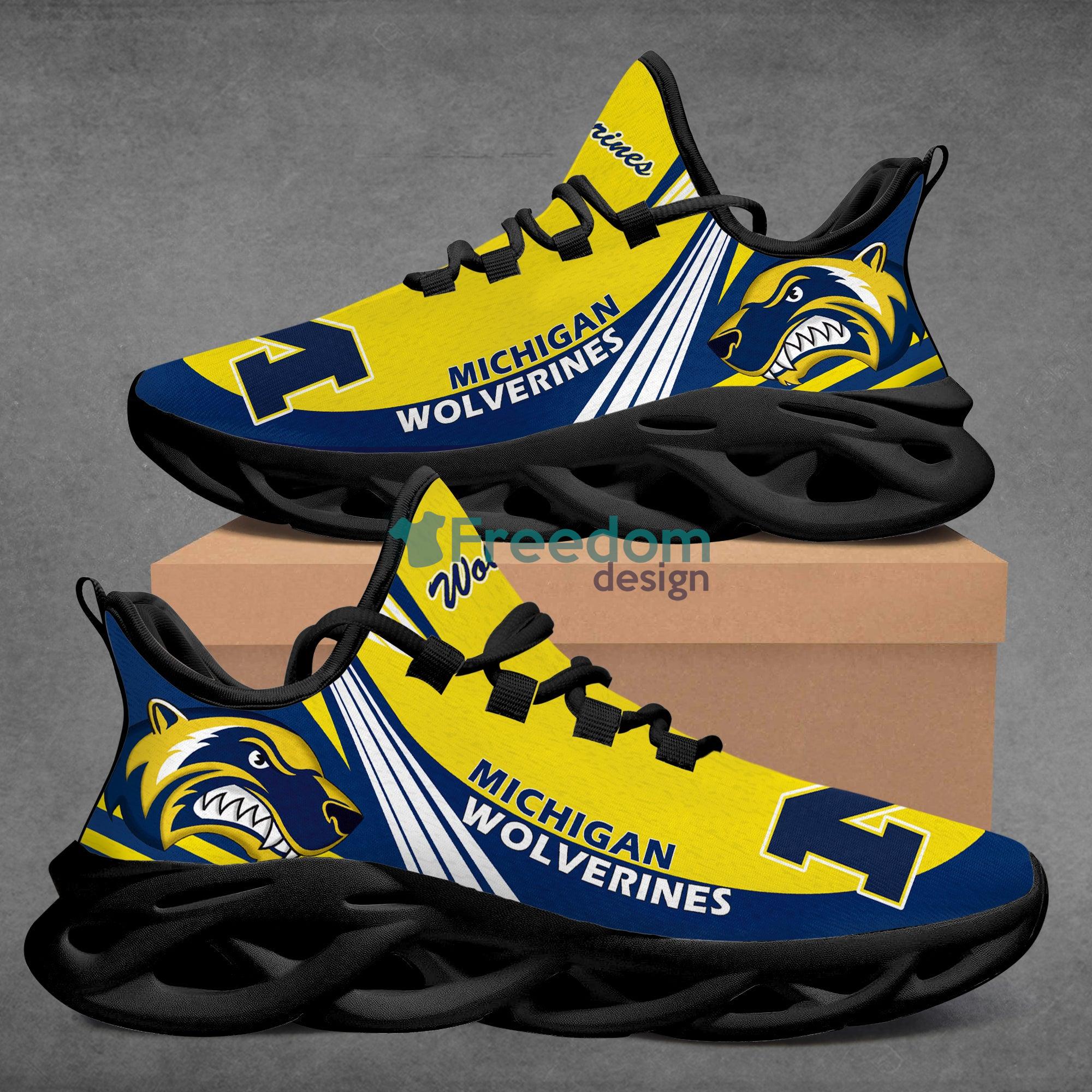 Michigan Wolverines Angry Max Soul Snesker Running Shoes Product Photo 2