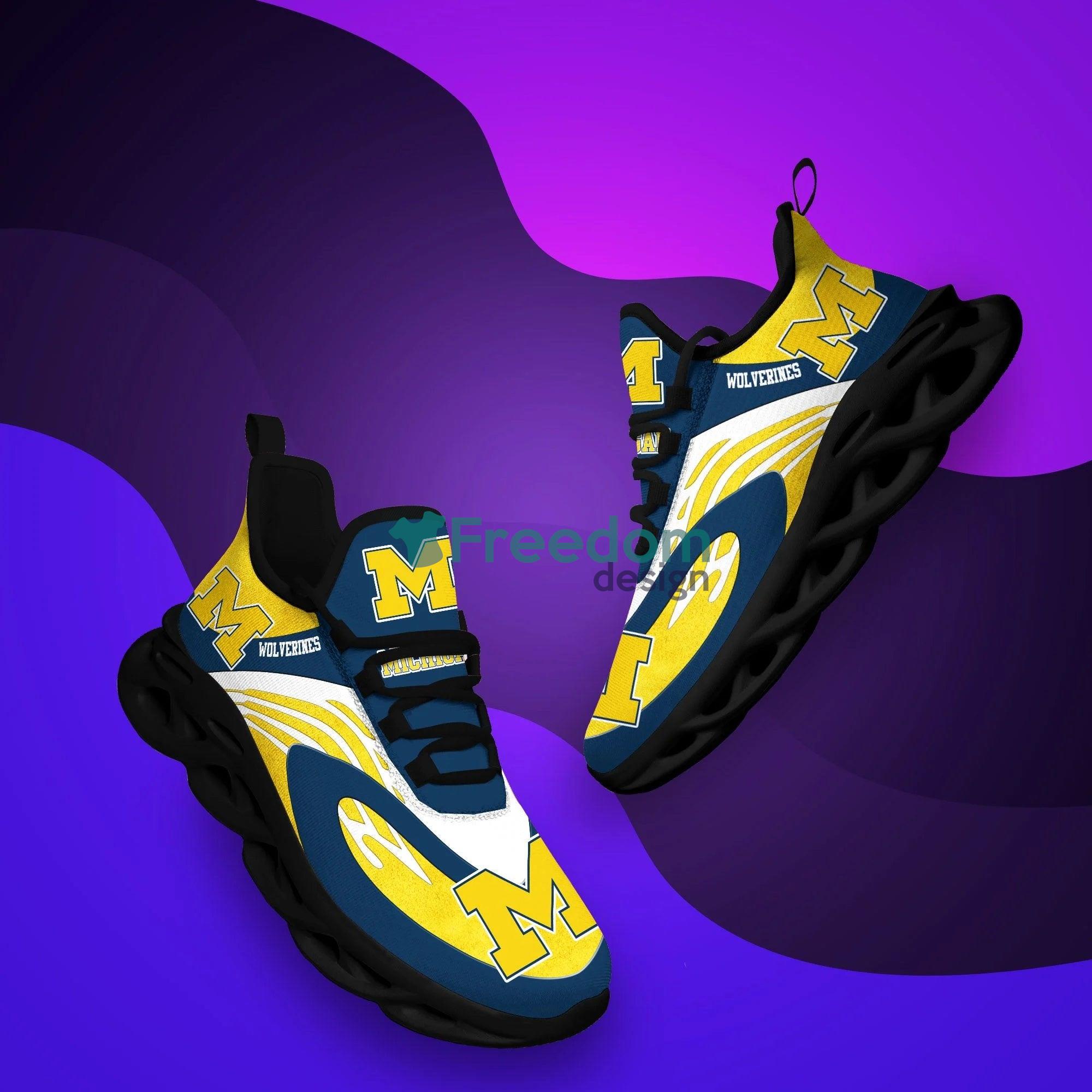 Michigan Wolverines Cool Max Soul Snesker For Fans Product Photo 2