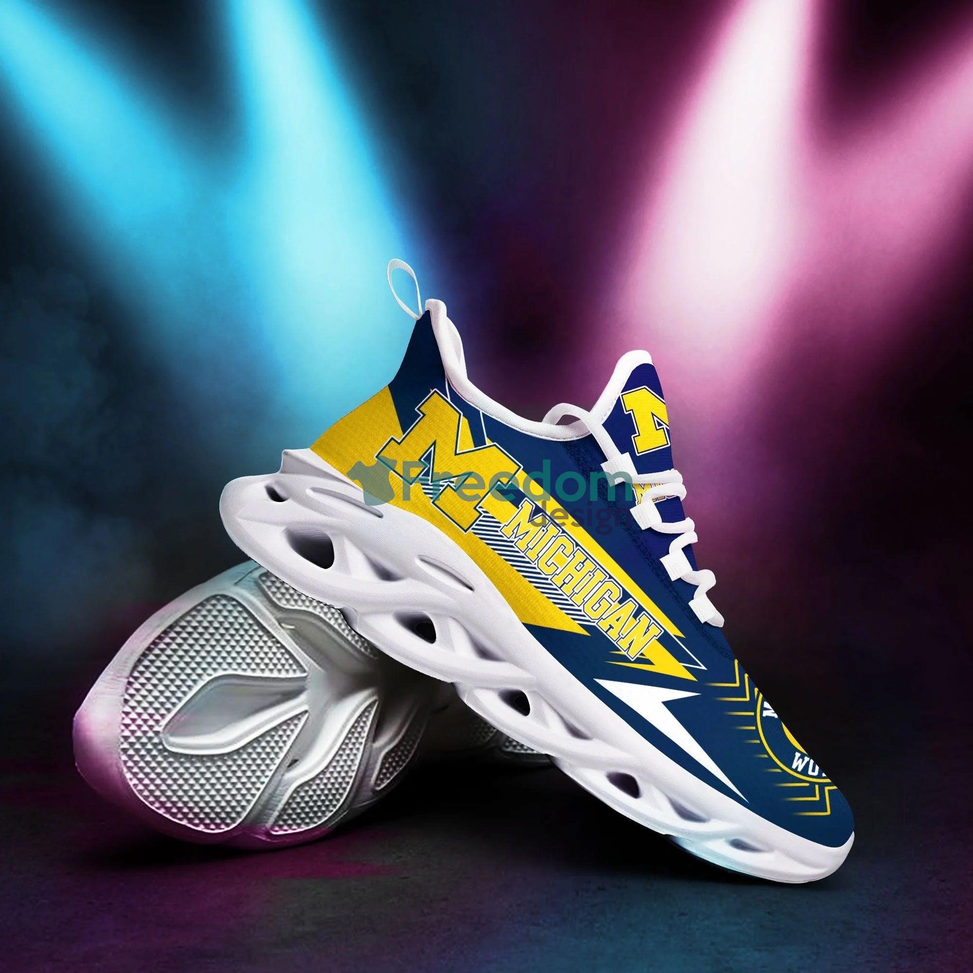 Michigan Wolverines Fans Air Max Soul Shoes Product Photo 1