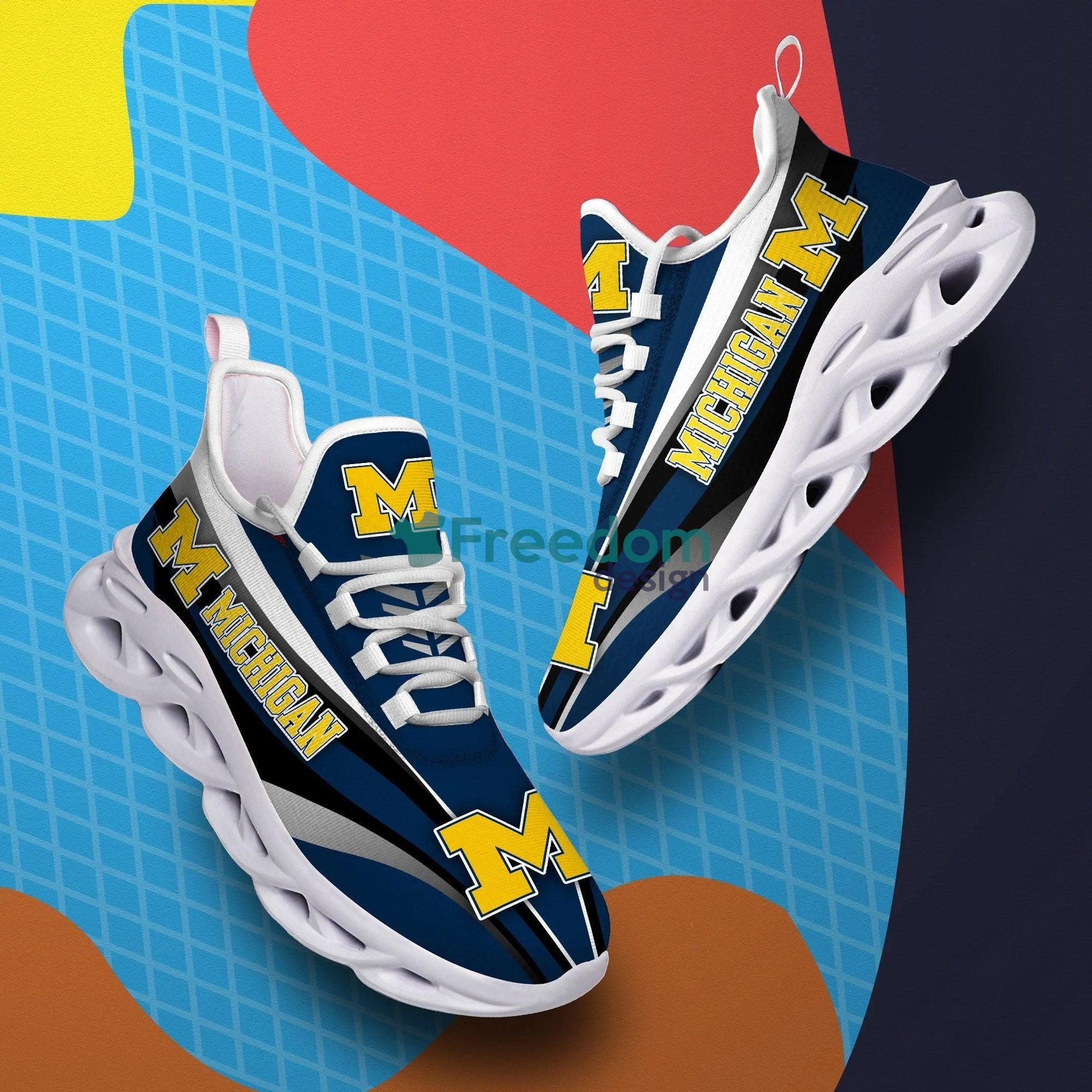 Michigan Wolverines Fans Sport Max Soul Snesker Running Shoes Product Photo 2