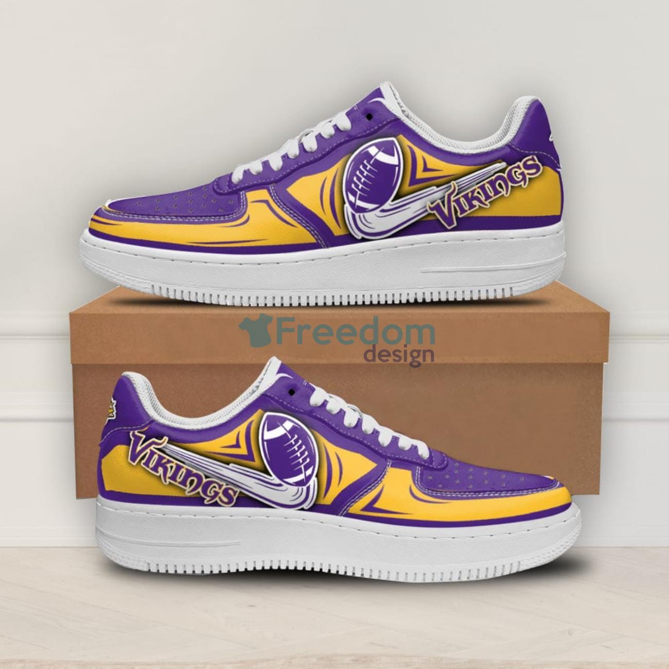 Minnesota Vikings Air Sneakers Force Shoes Sexy Lips For Big Fans