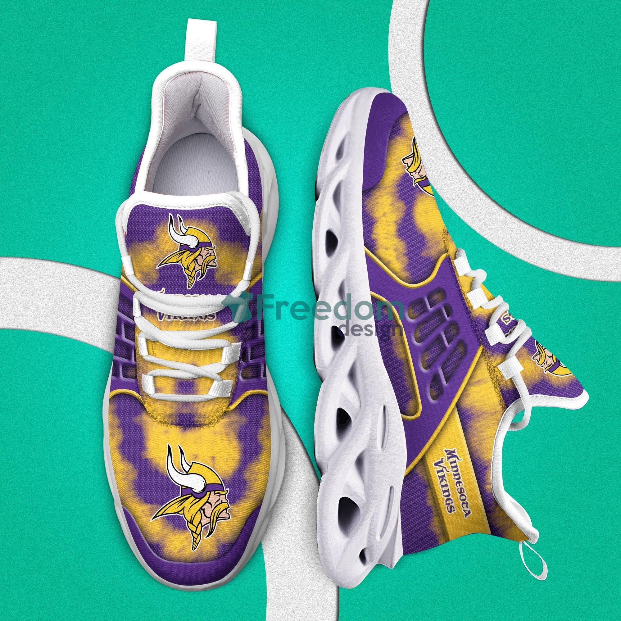 Minnesota Vikings Cloud Max Soul Snesker Running Shoes Product Photo 2