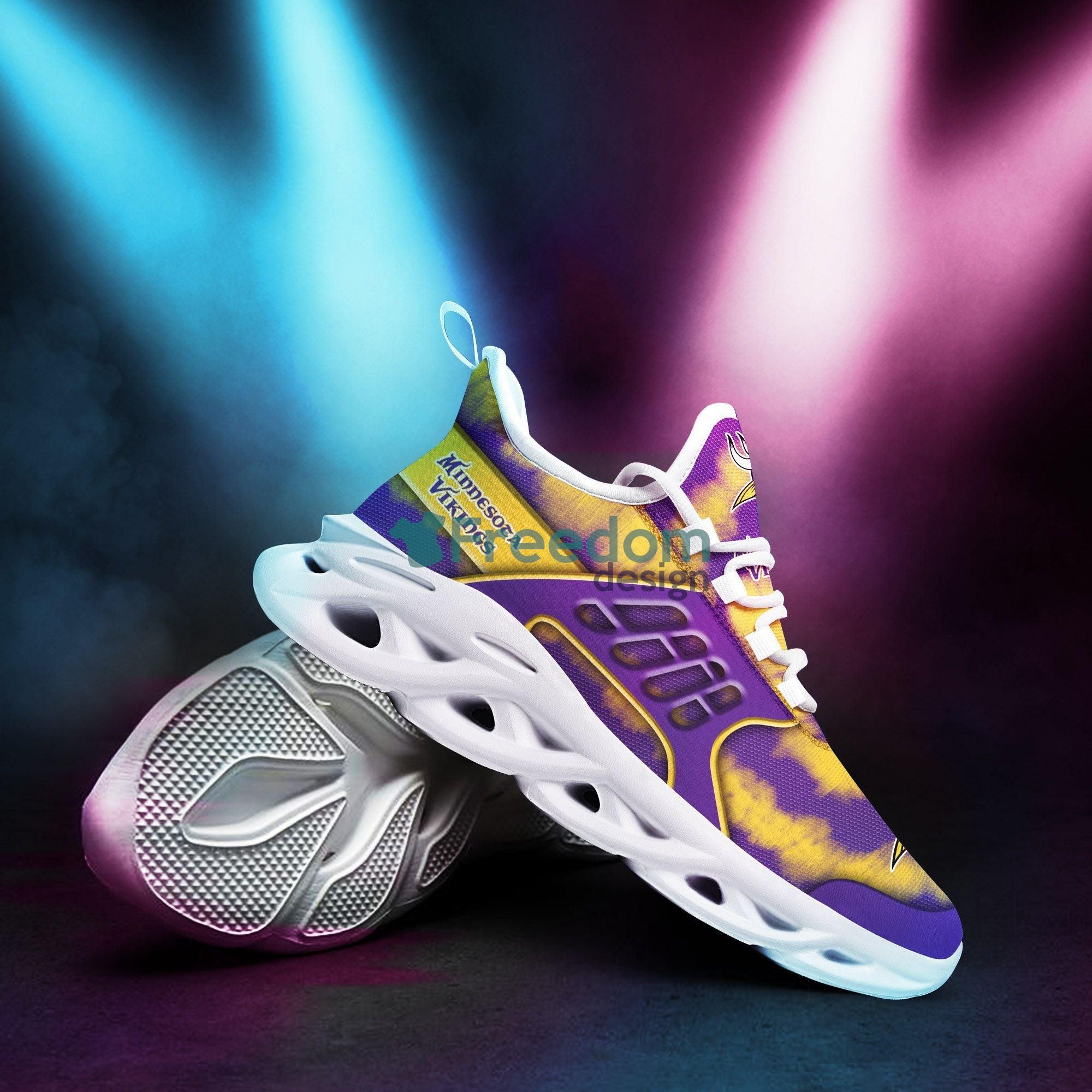 Minnesota Vikings Cloud Max Soul Snesker Running Shoes Product Photo 1