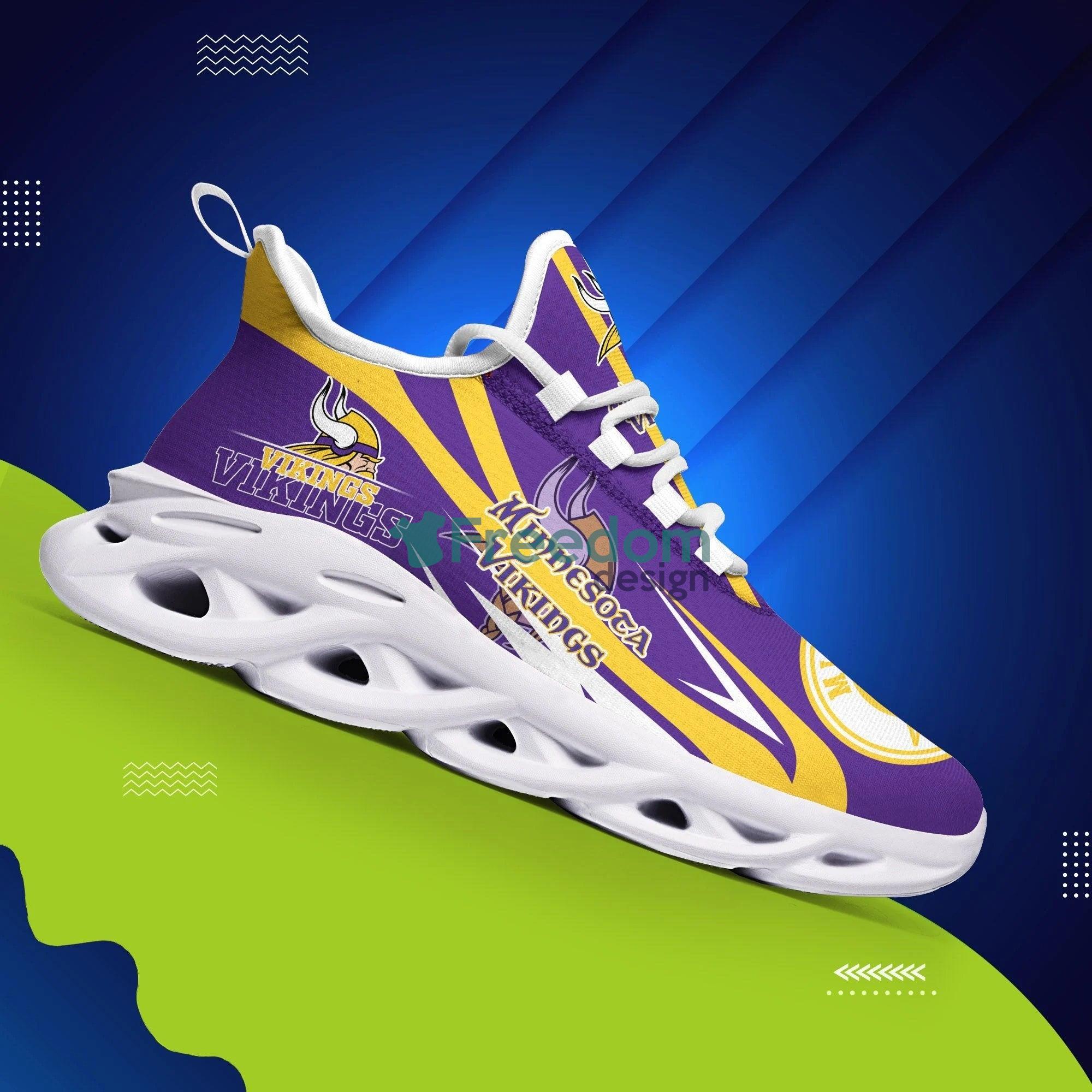 Minnesota Vikings Cool Max Soul Snesker Running Shoes For Fans Product Photo 2