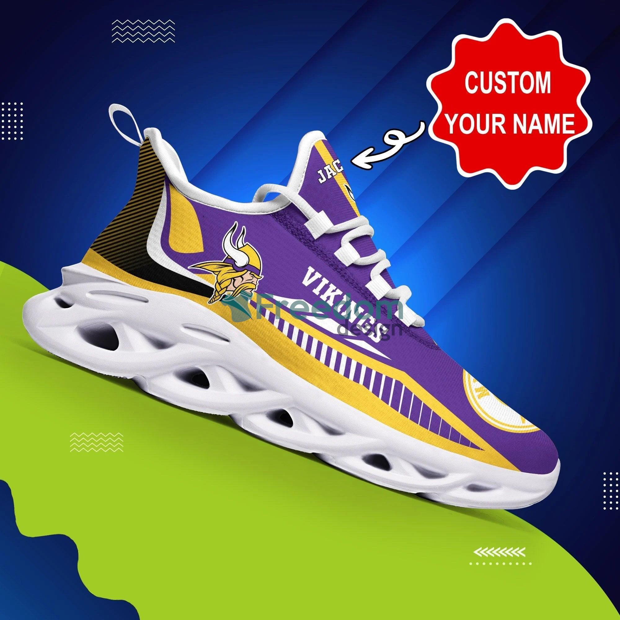 personalized minnesota vikings skol vikings max soul shoes - Owl