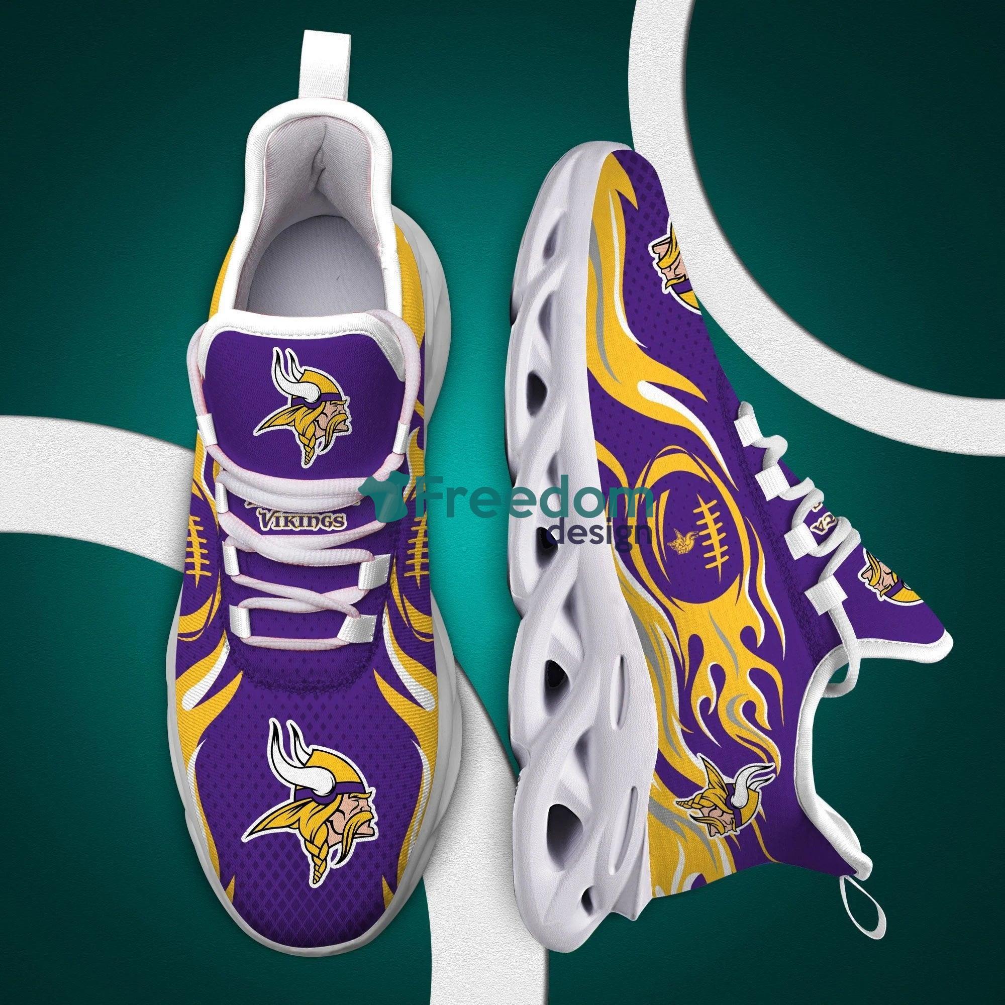 Minnesota Vikings Fire Ball Max Soul Snesker Running Shoes Product Photo 2