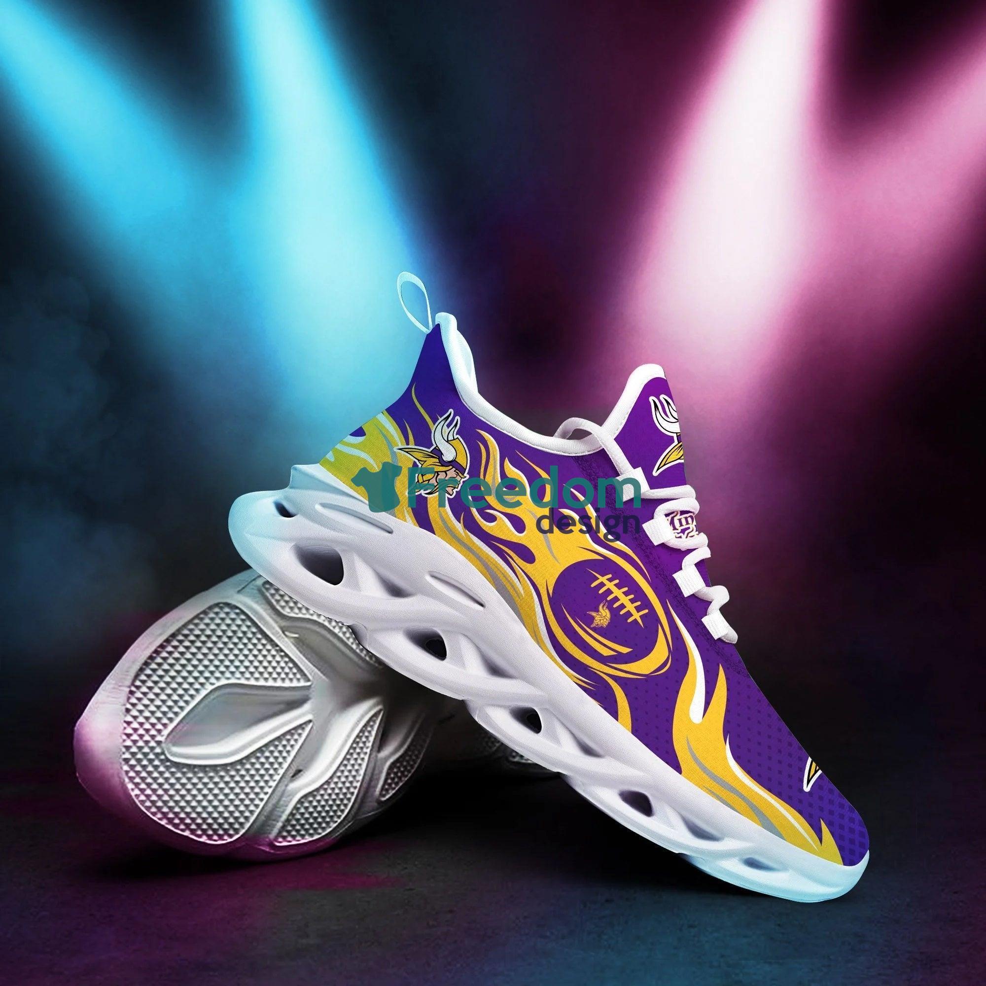 Minnesota Vikings Fire Ball Max Soul Snesker Running Shoes Product Photo 1