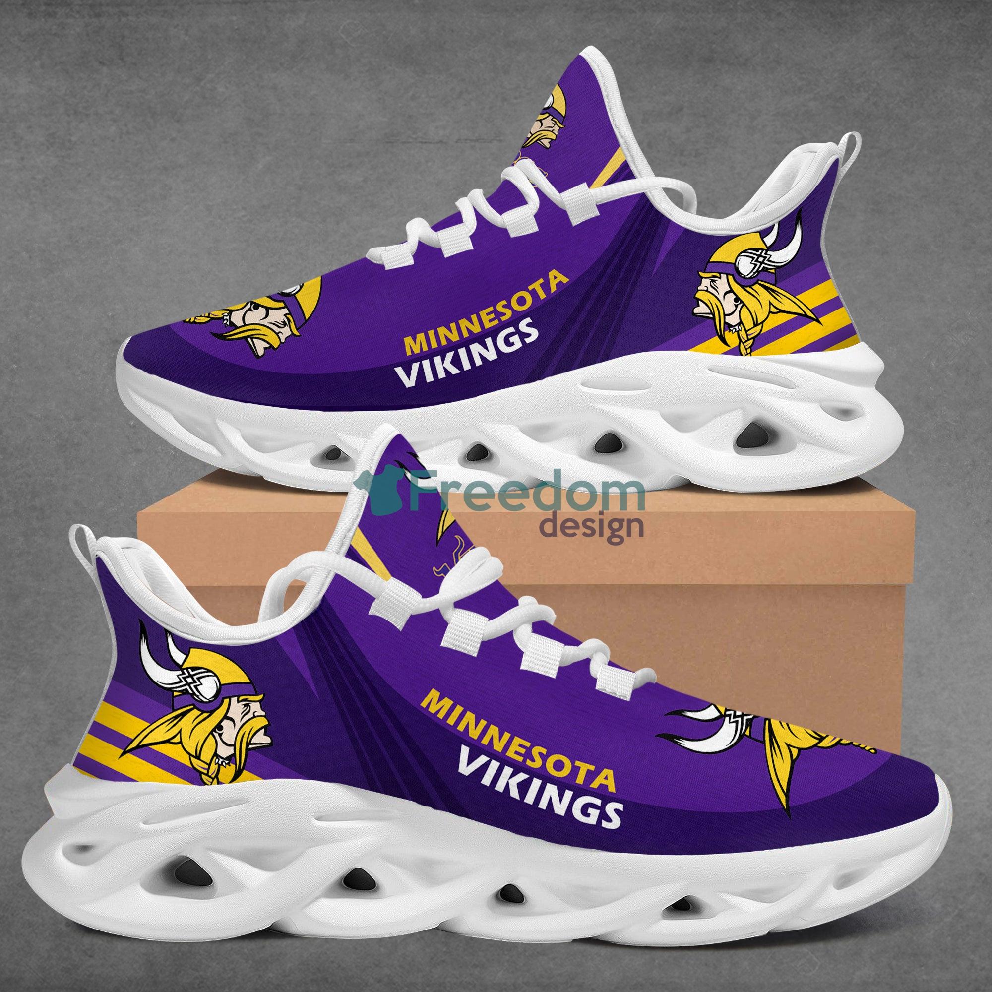 Minnesota Vikings Love Sport Max Soul Snesker Running Shoes Product Photo 1