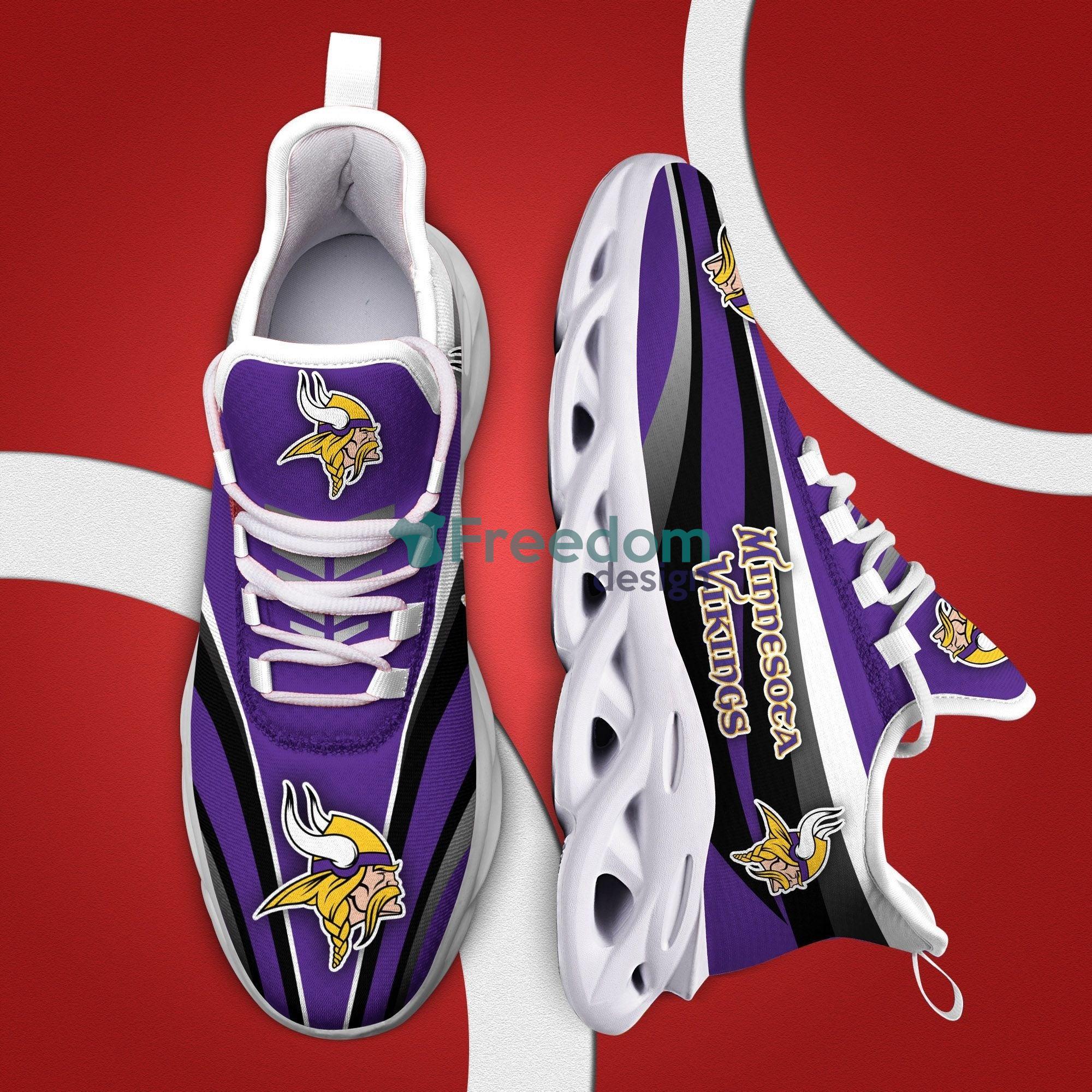 Minnesota Vikings Max Soul Snesker Running Shoes Product Photo 2