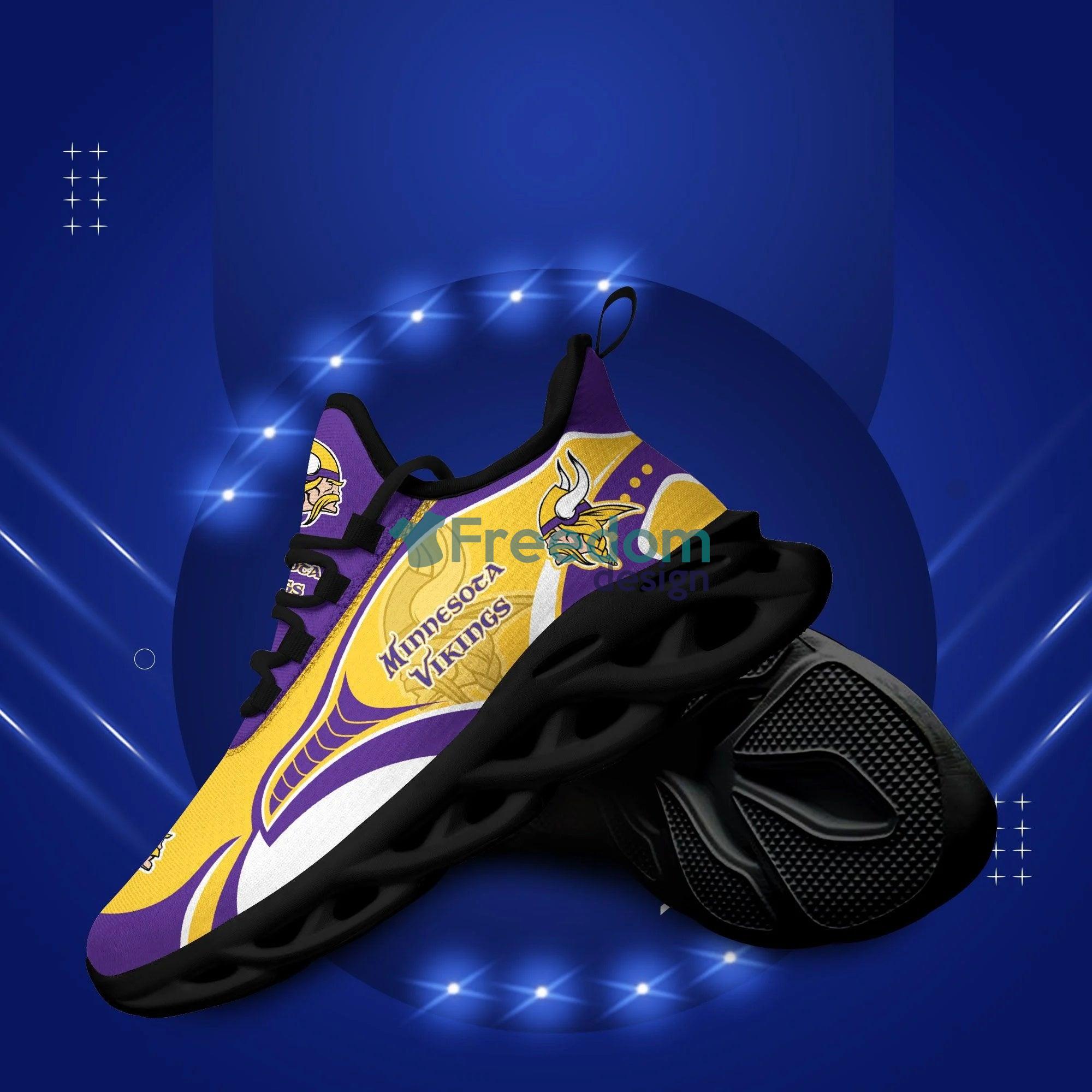 Minnesota Vikings Max Soul Snesker Running Shoes For Fans Product Photo 2