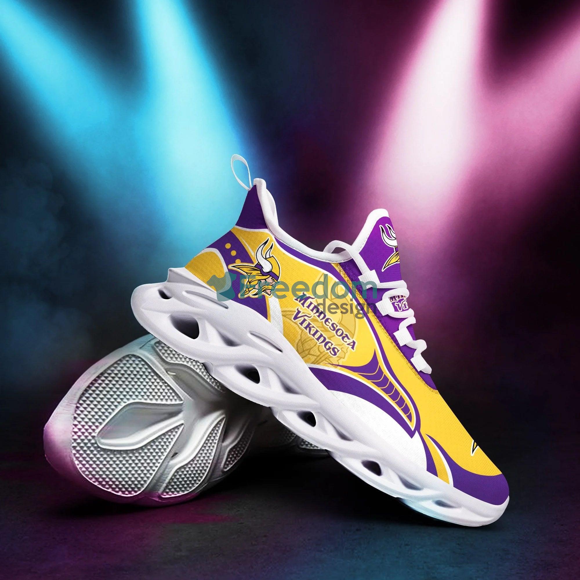 Minnesota Vikings Max Soul Snesker Running Shoes For Fans Product Photo 1