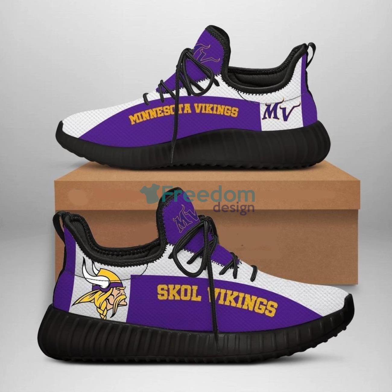Minnesota Vikings Sneaker Reze Shoes For Fans