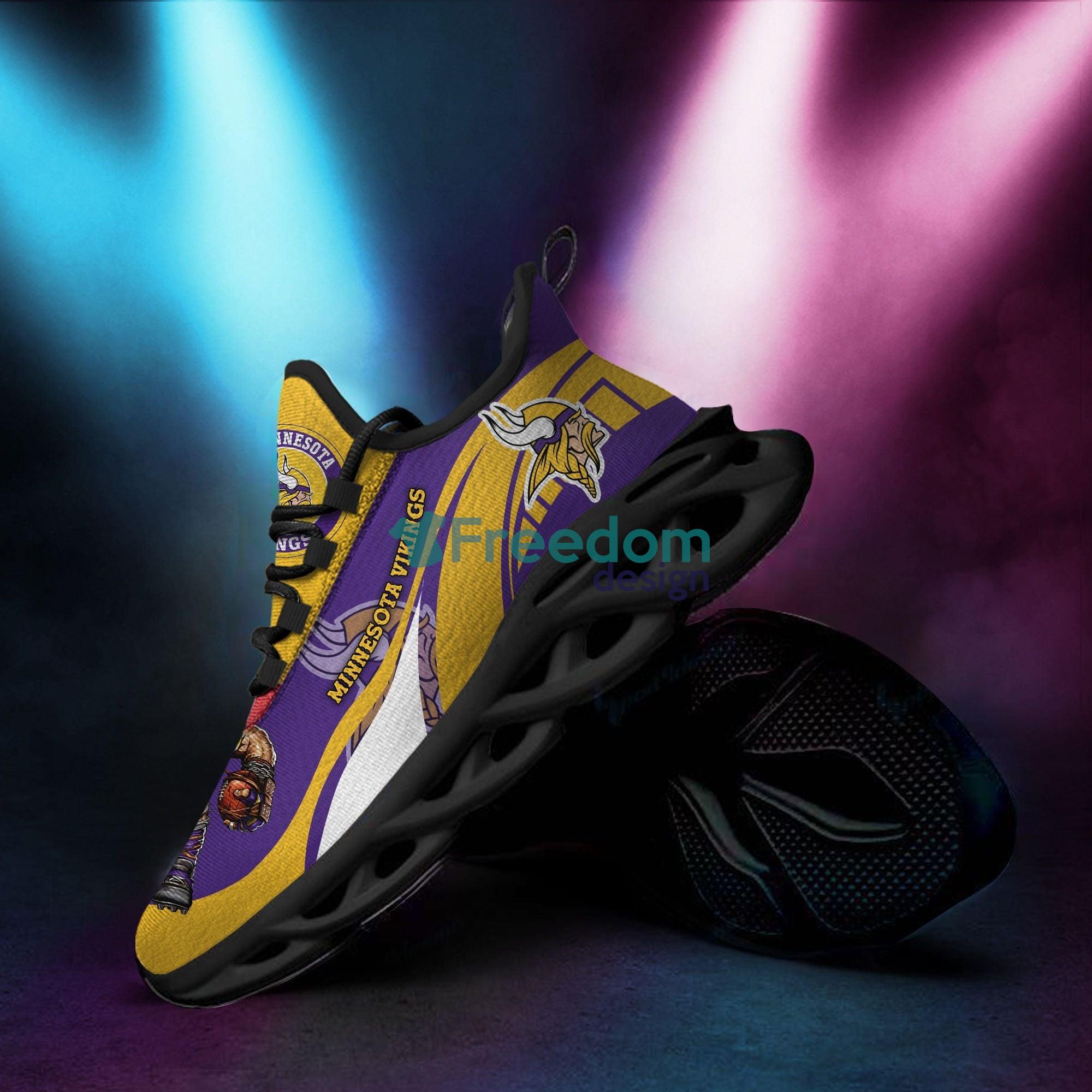 Minnesota Vikings Team Max Soul Snesker Running Shoes Product Photo 1