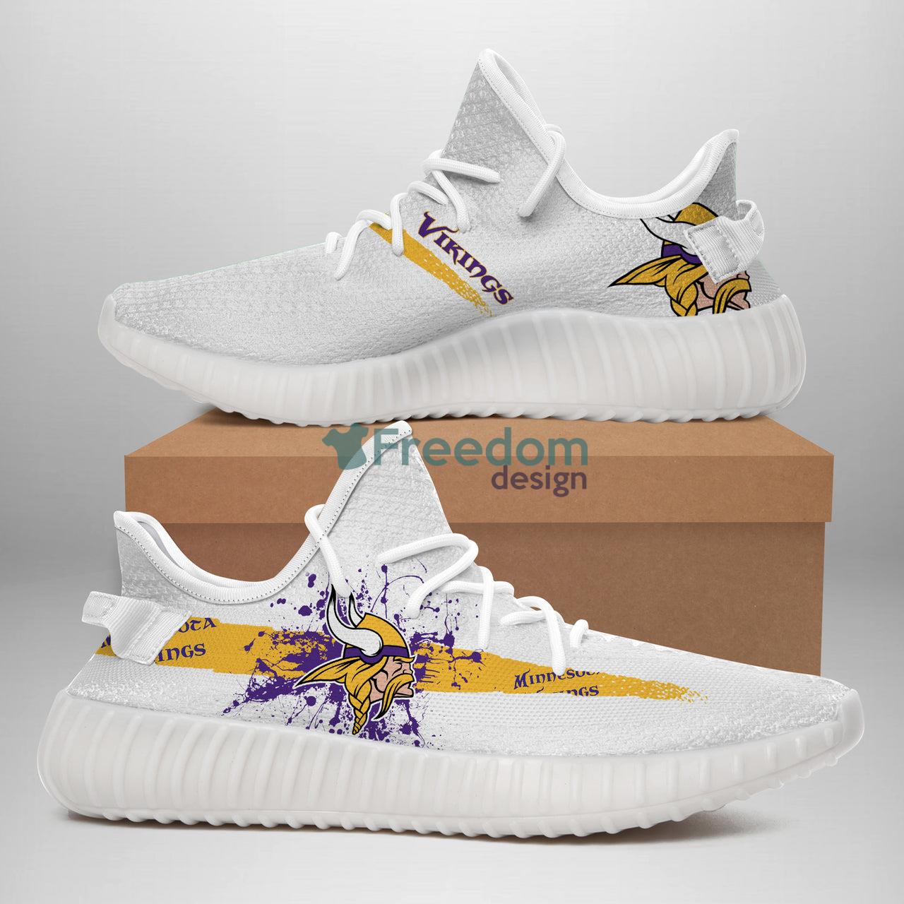 Minnesota Vikings Team Sport Lover Yeezy Shoes Product Photo 1