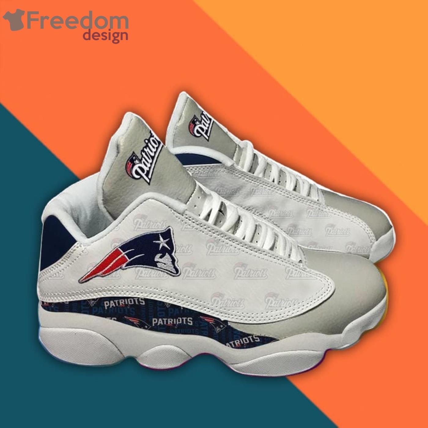 New England Patriots AJ13 Sneakers Nfl Football AOP Air Jordan 13