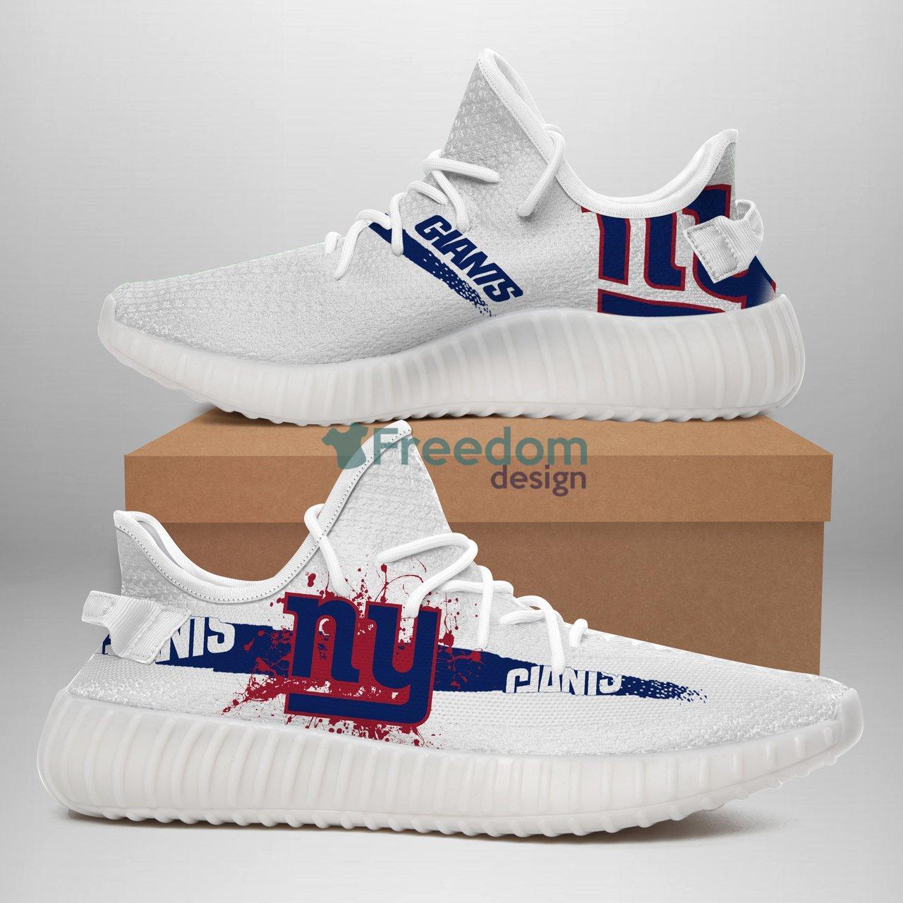 New York Giants Team Sport Lover Yeezy Shoes - Freedomdesign