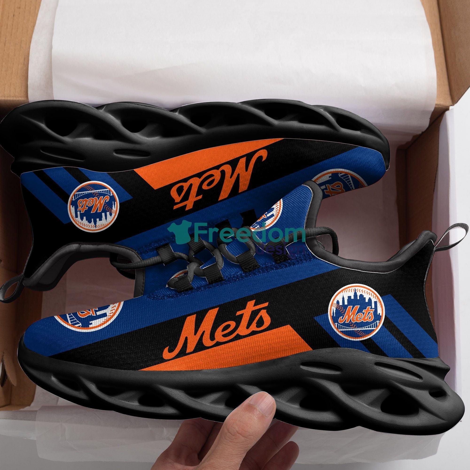 New York Mets Striped Max Soul Snesker Running Shoes Product Photo 2