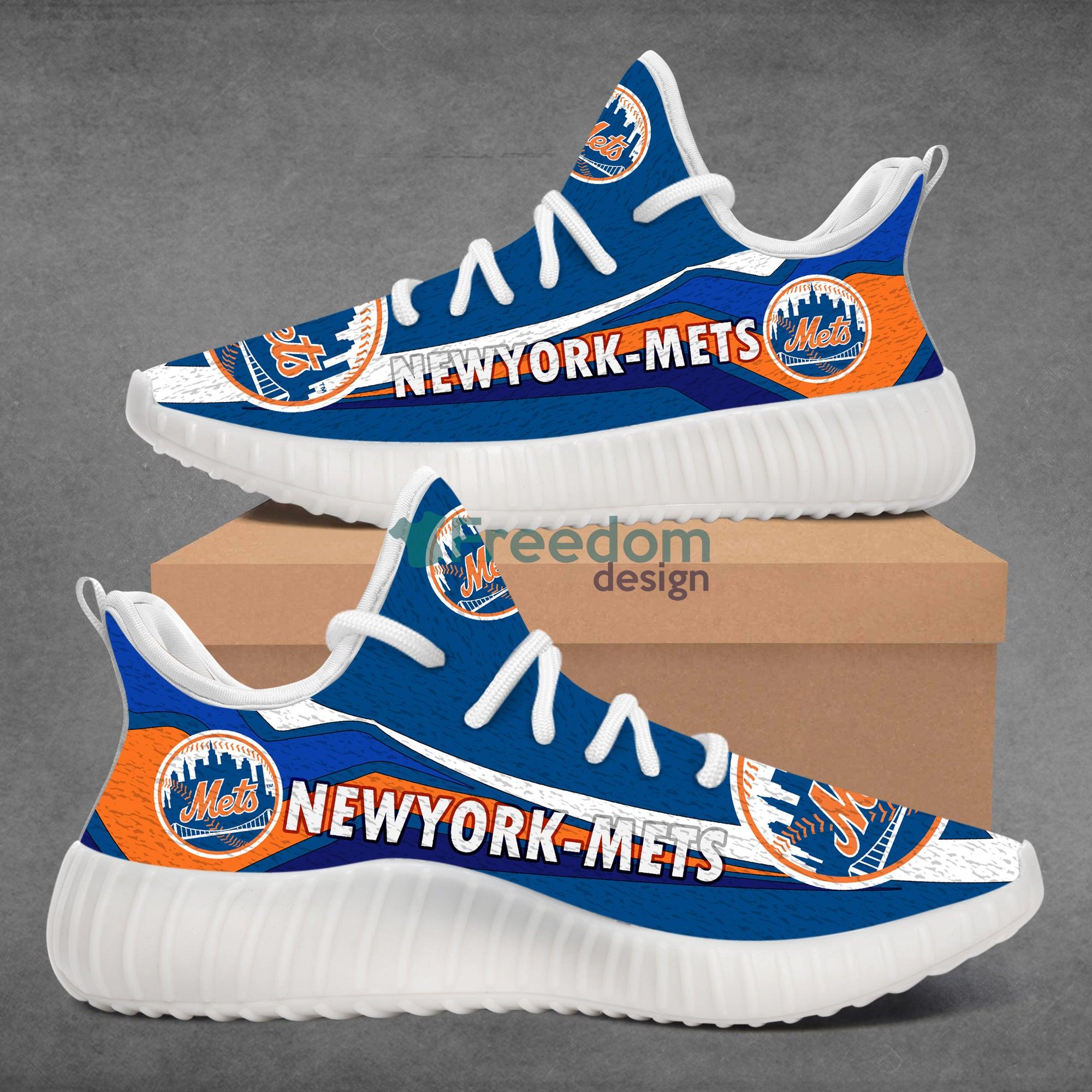 New York Mets Team Sport Lover Yeezy Shoes Product Photo 1