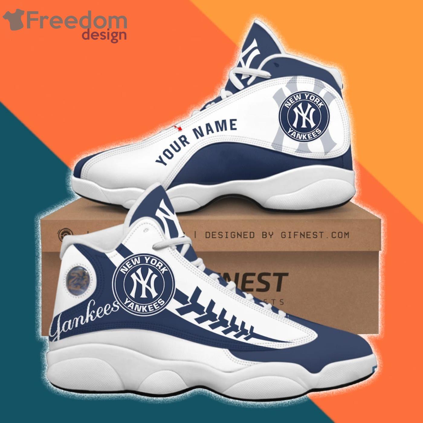 MLB New York Yankees Air Jordan 13 Shoes - Freedomdesign