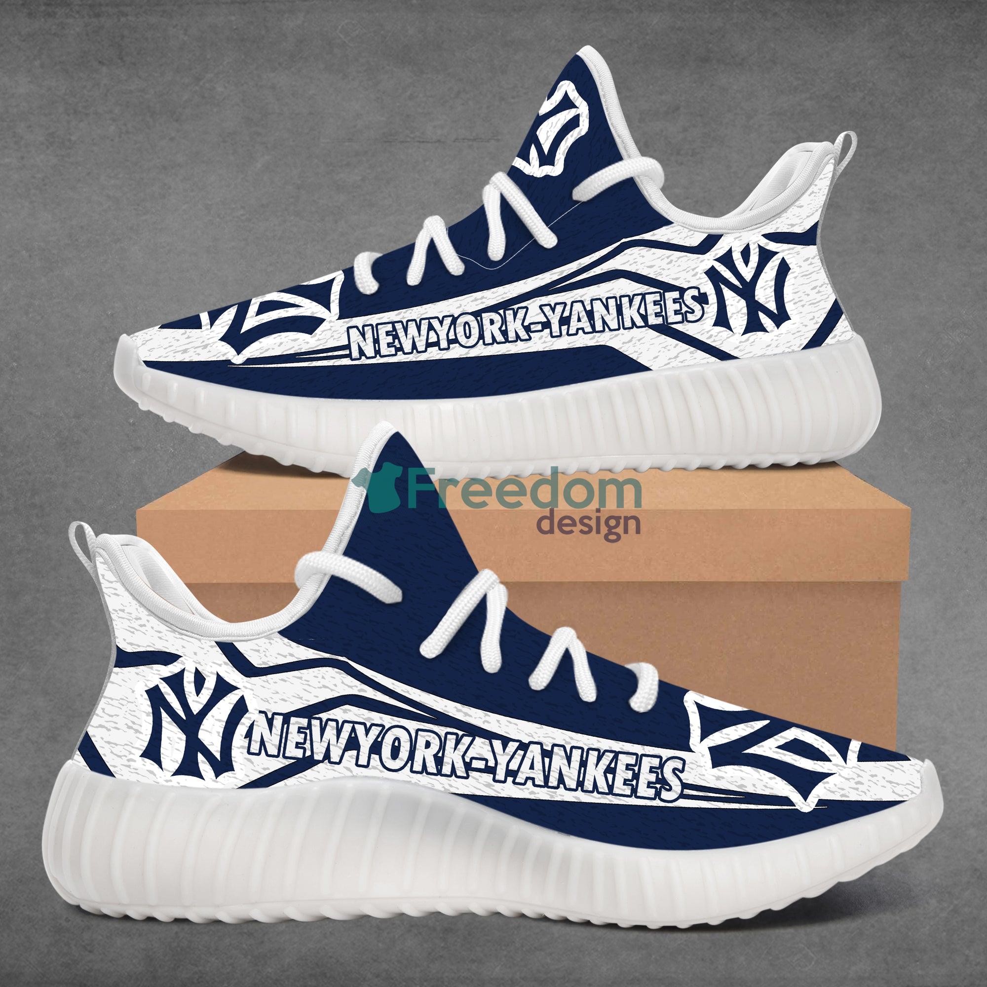 New York Yankees Team Sport Lover Yeezy Shoes - Freedomdesign