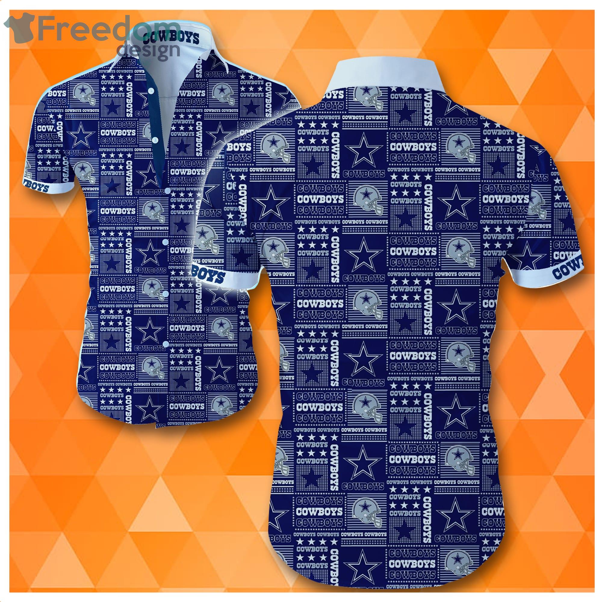 Nfl Dallas Cowboys Logo And Symbol Pattern Hawaiian Shirt Product Photo 1