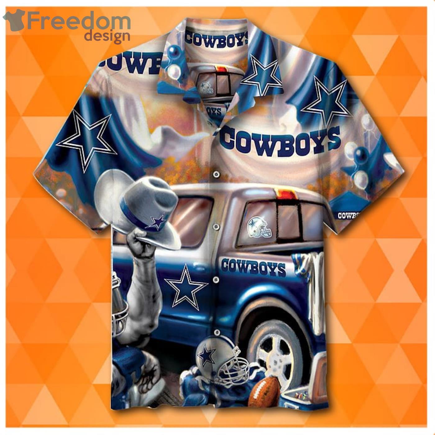 Nfl Dallas Cowboys Short Sleeve Hawaiian Shirt For Fans Product Photo 1