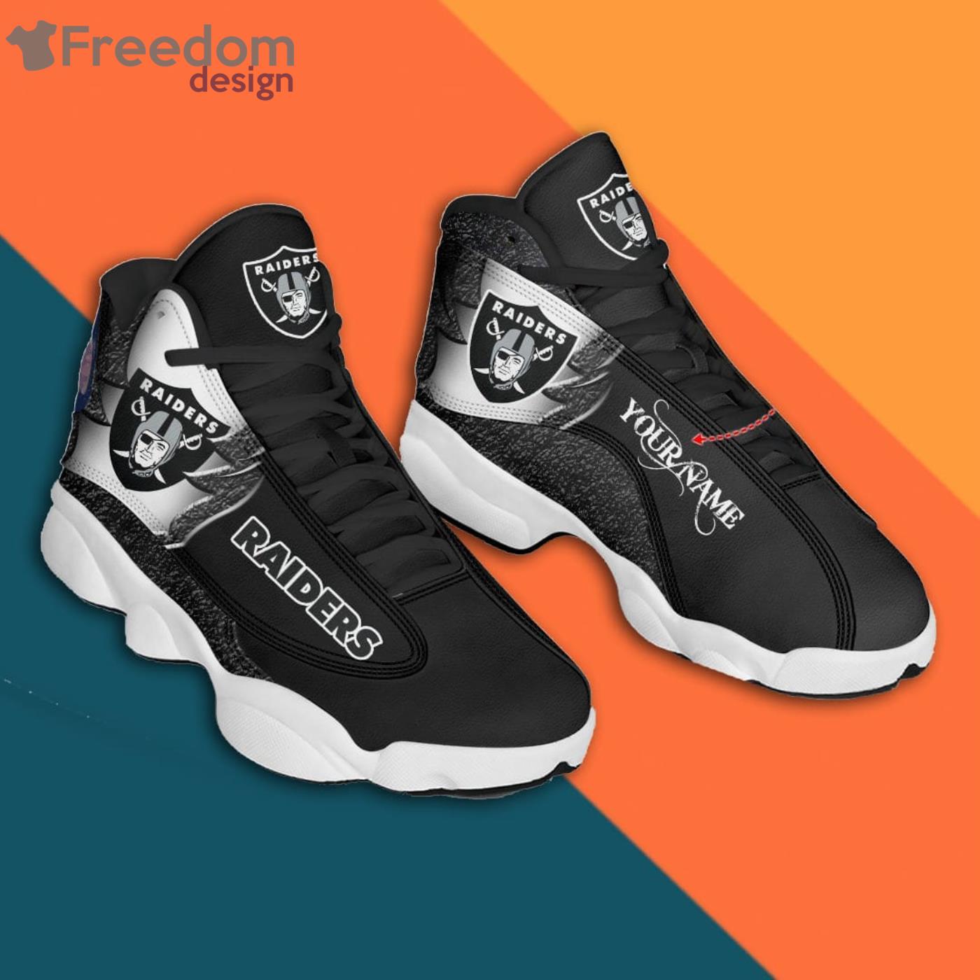 Las Vegas Raiders NFL Air Jordan 13 Shoes