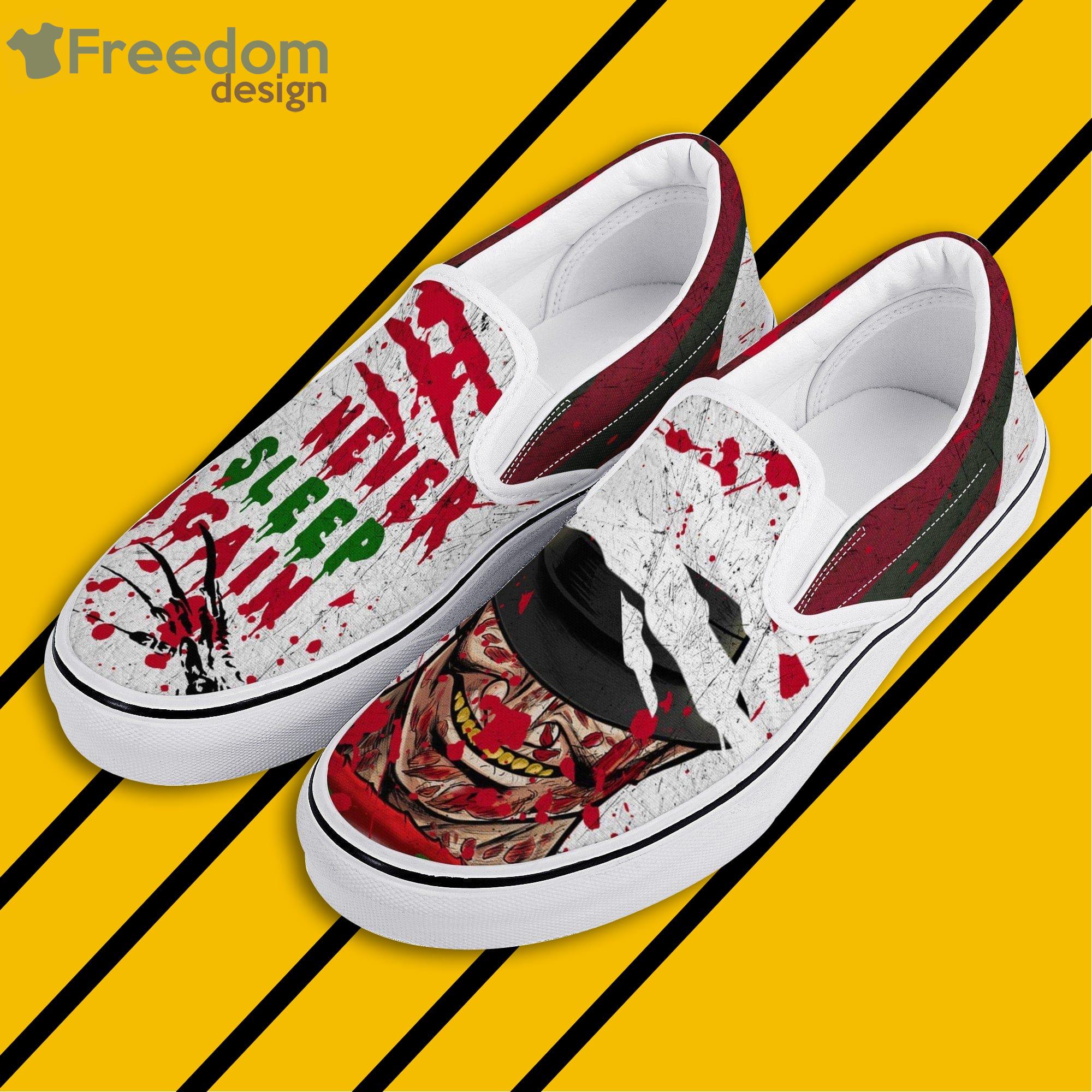Nightmare On Elm Street Never Sleep Again Slip On Shoes For Men And Women image Nightmare On Elm Street Never Sleep Again Slip On Shoes For Men And Women Product Photo 2