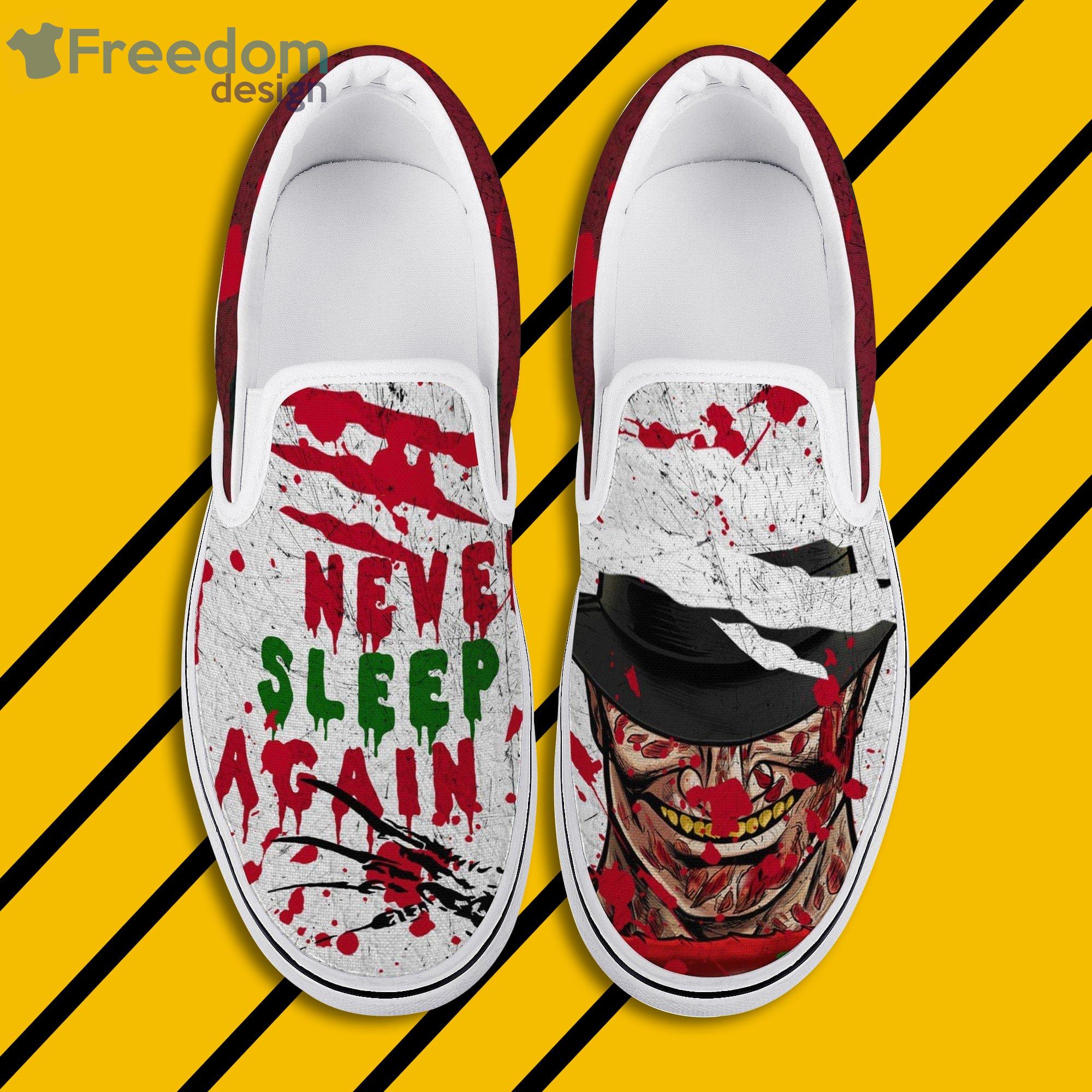 Nightmare On Elm Street Never Sleep Again Slip On Shoes For Men And Women Product Photo 1 Nightmare On Elm Street Never Sleep Again Slip On Shoes For Men And Women Product Photo 1