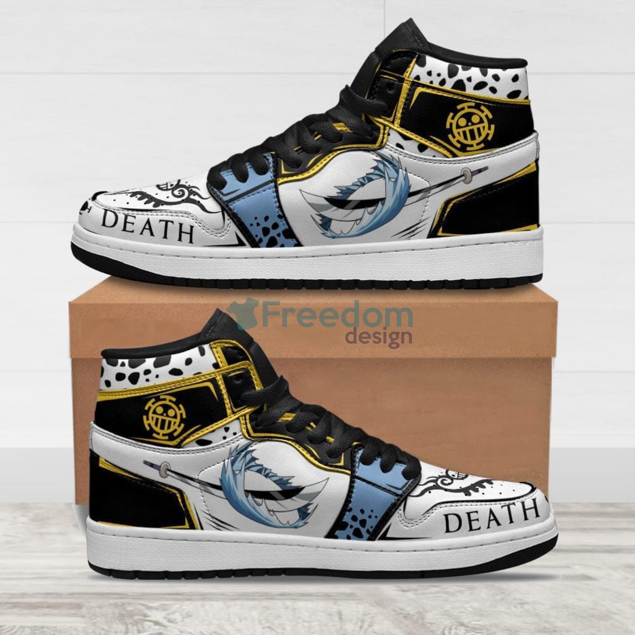 Trafalgar Law Wano Arc Custom Shoes One Piece Anime Air Jordan 1