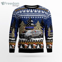 Pennsylvania State Police Ford Interceptor Utility Christmas Sweater Product Photo 2