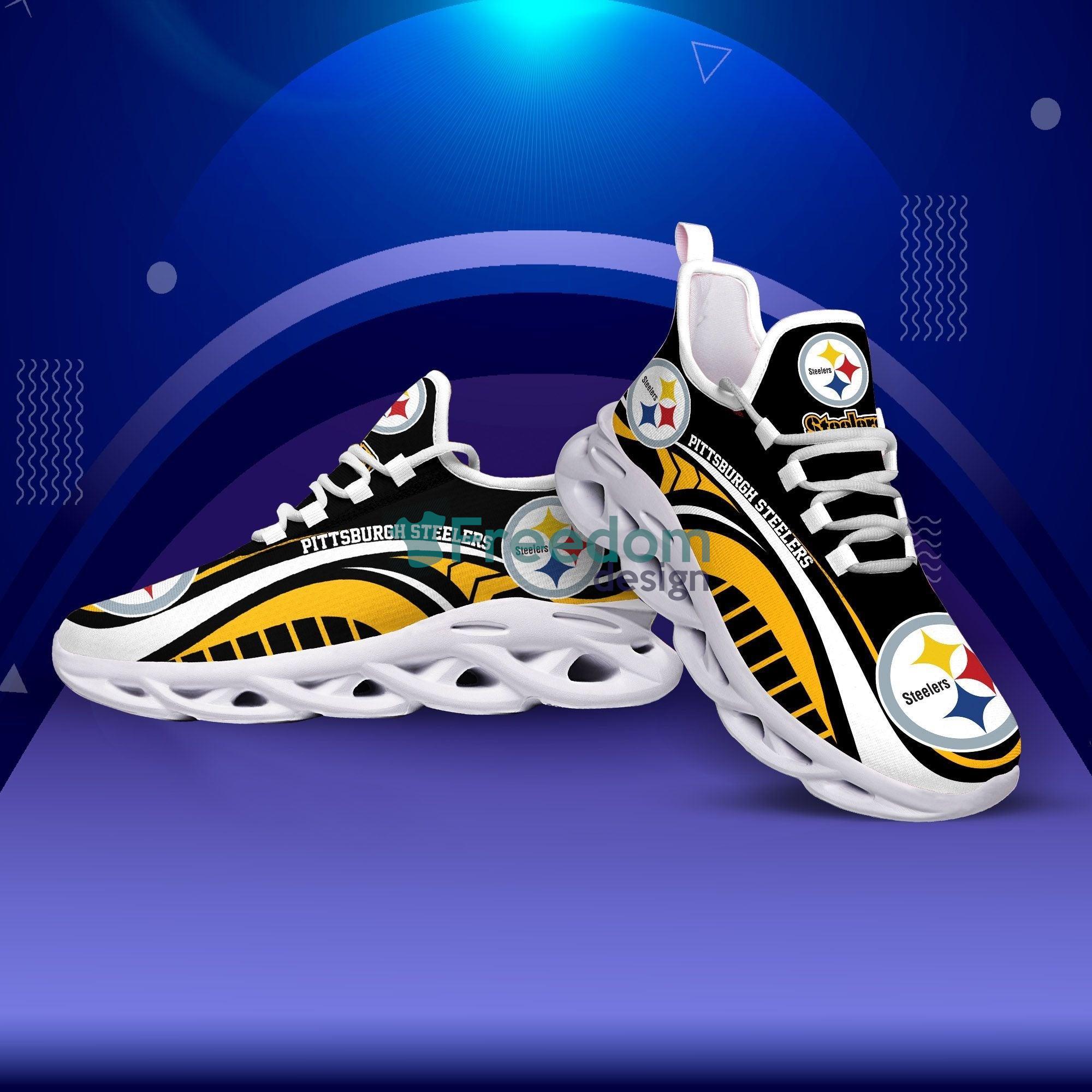 Pittsburgh Steelers Cool Max Soul Shoes For Fans Product Photo 2