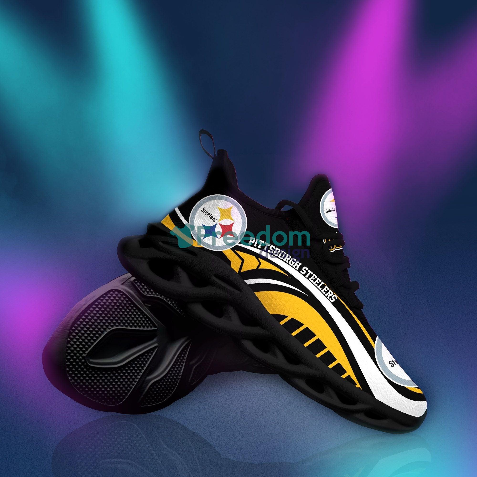 Pittsburgh Steelers Cool Max Soul Shoes For Fans Product Photo 1